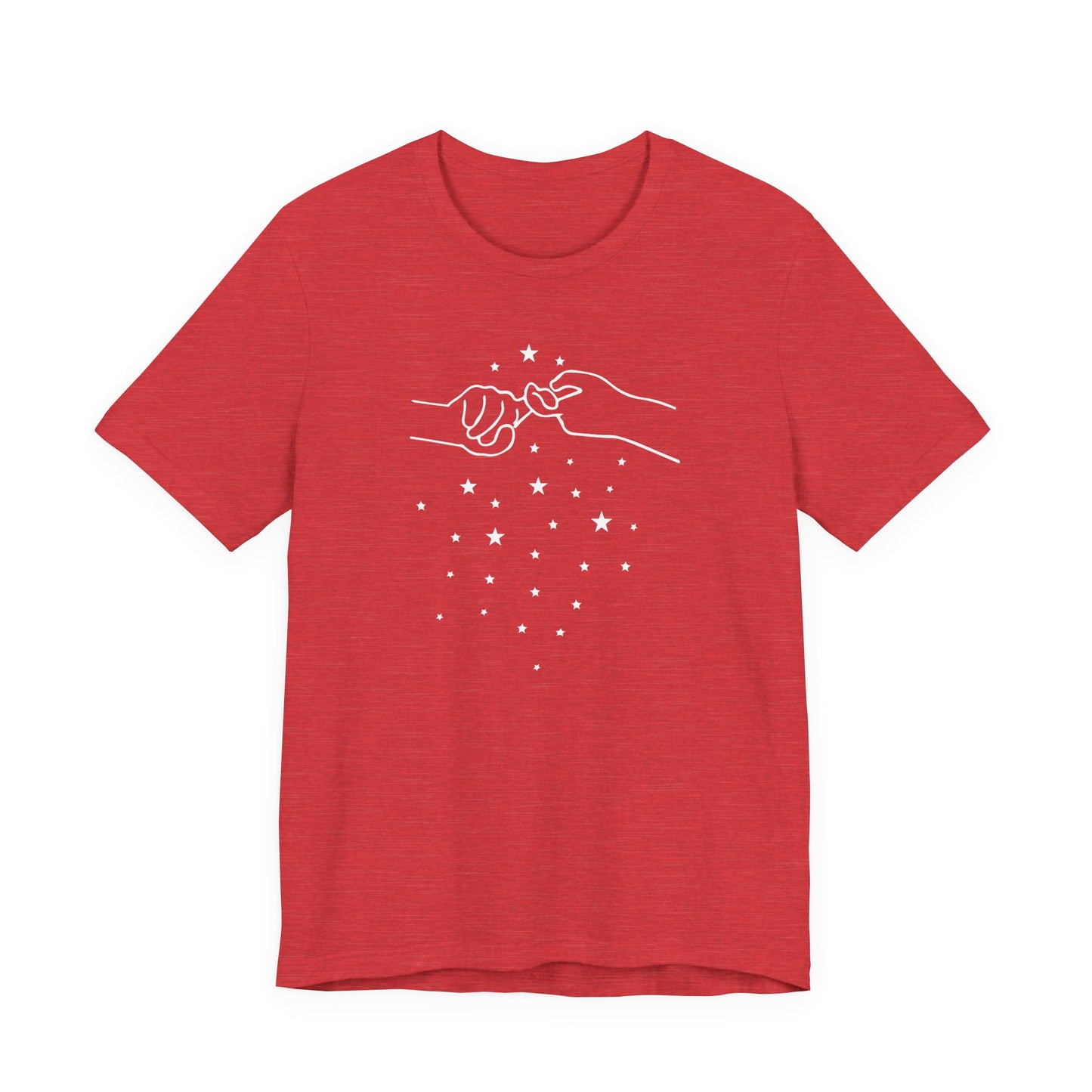 ADULT ASL "FRIEND" / World Languages on back Unisex Jersey Short Sleeve Tee