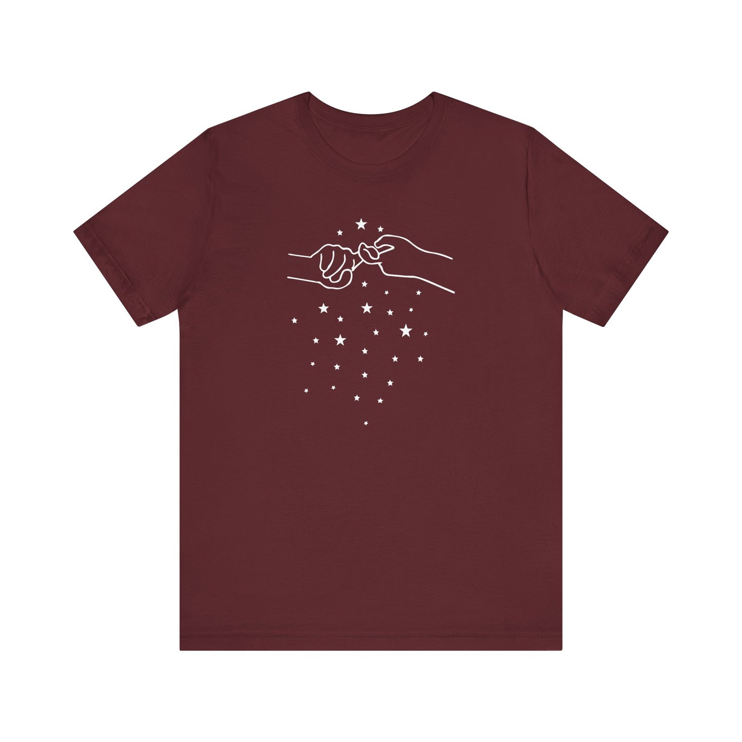 ADULT ASL "FRIEND" / World Languages on back Unisex Jersey Short Sleeve Tee
