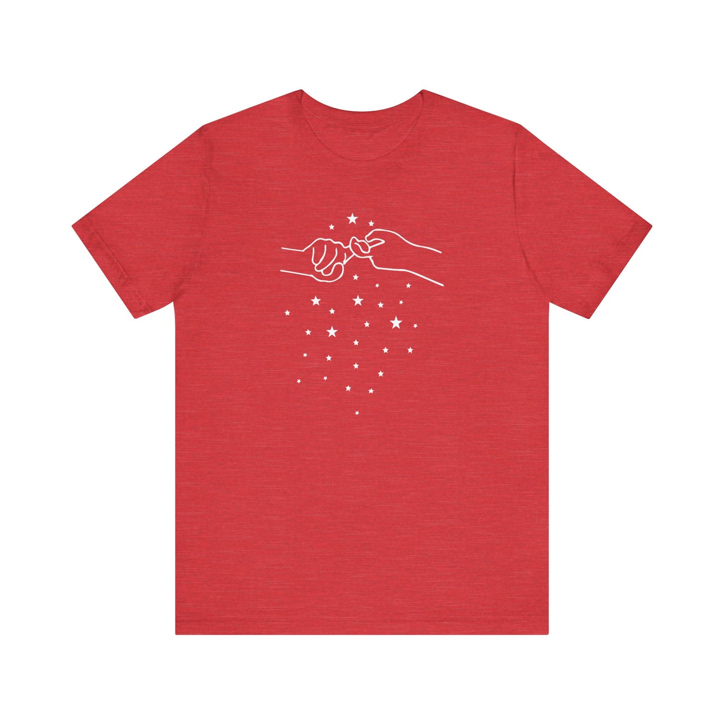 ADULT ASL "FRIEND" / World Languages on back Unisex Jersey Short Sleeve Tee