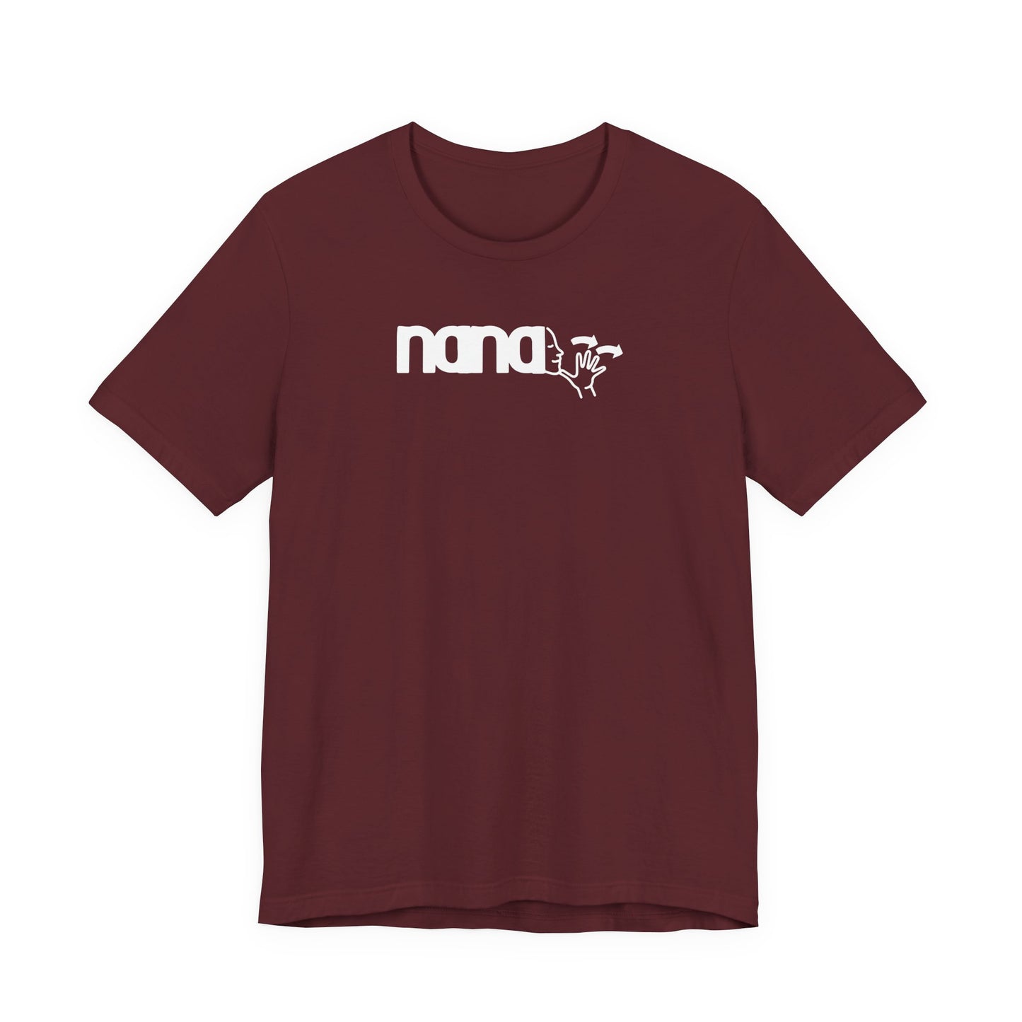 NANA American Sign Language Unisex Jersey Short Sleeve Tee