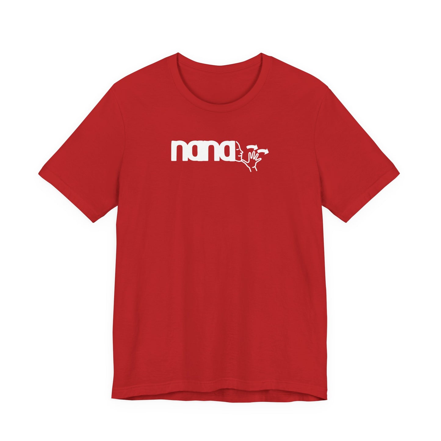 NANA American Sign Language Unisex Jersey Short Sleeve Tee