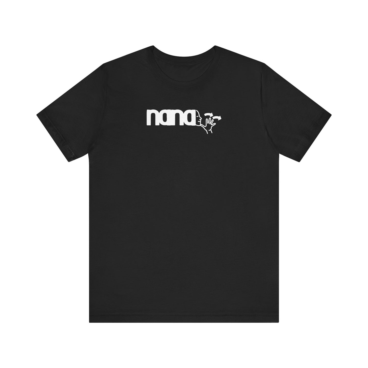 NANA American Sign Language Unisex Jersey Short Sleeve Tee