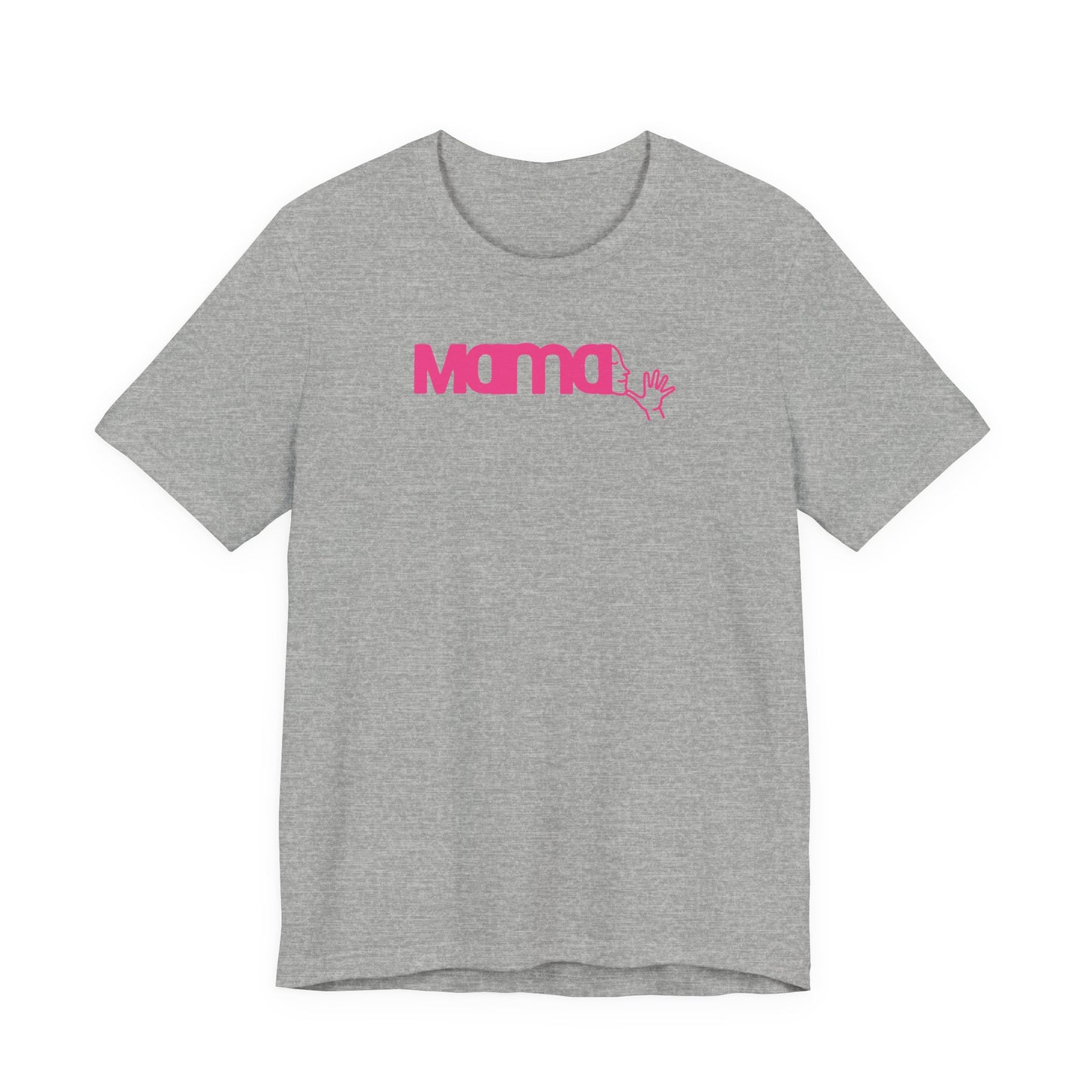 MAMA in American Sign Language Unisex Jersey Short Sleeve Tee