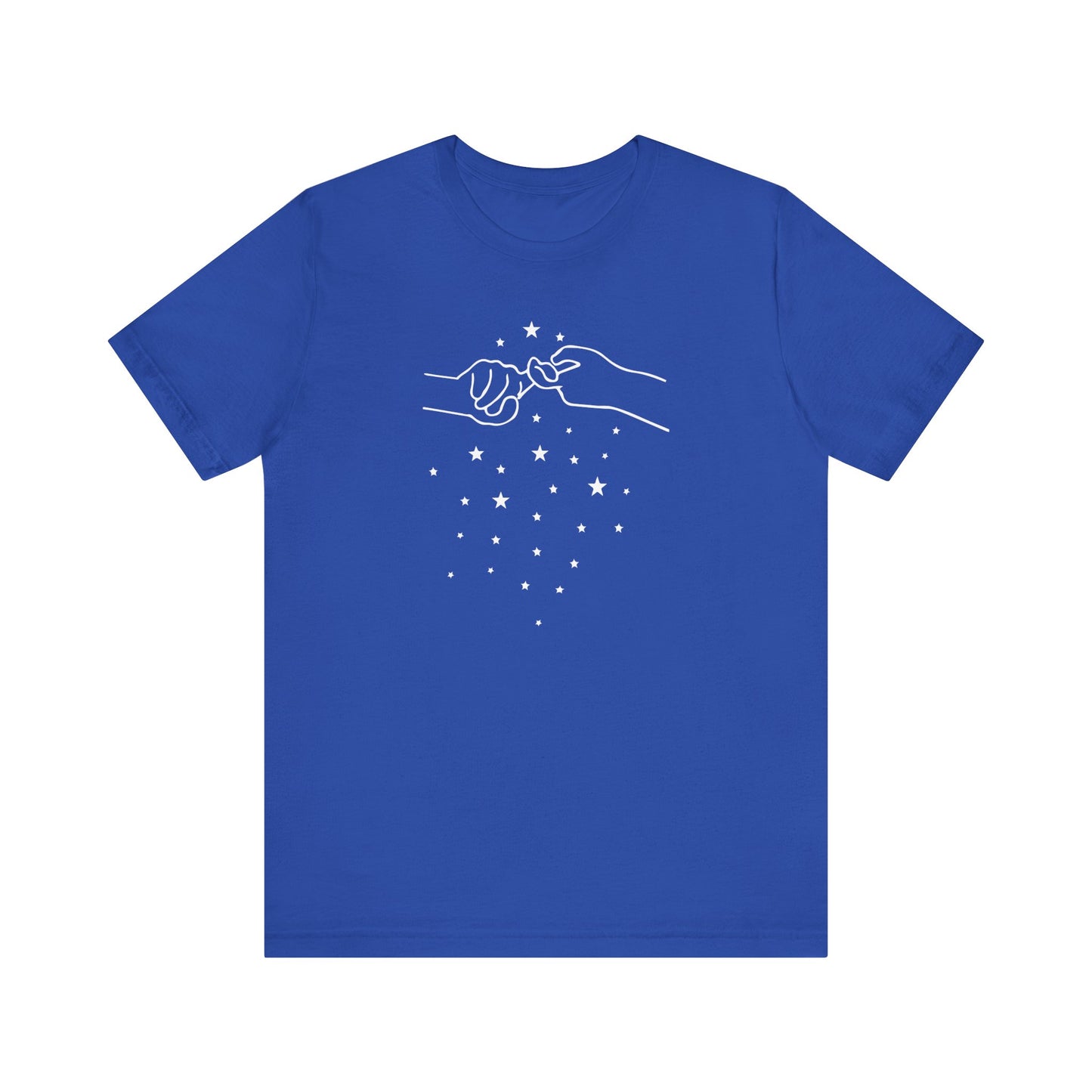 ADULT ASL "FRIEND" / World Languages on back Unisex Jersey Short Sleeve Tee