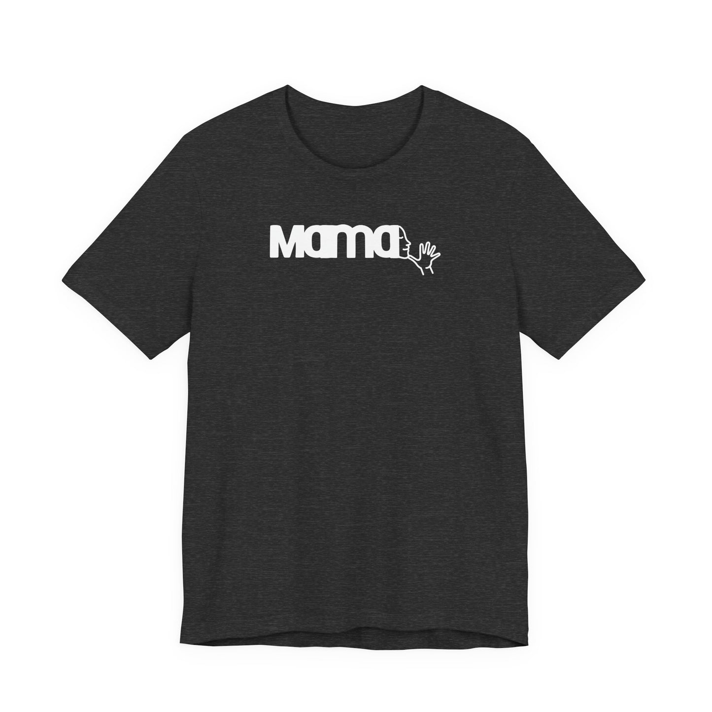 MAMA in American Sign Language Unisex Jersey Short Sleeve Tee