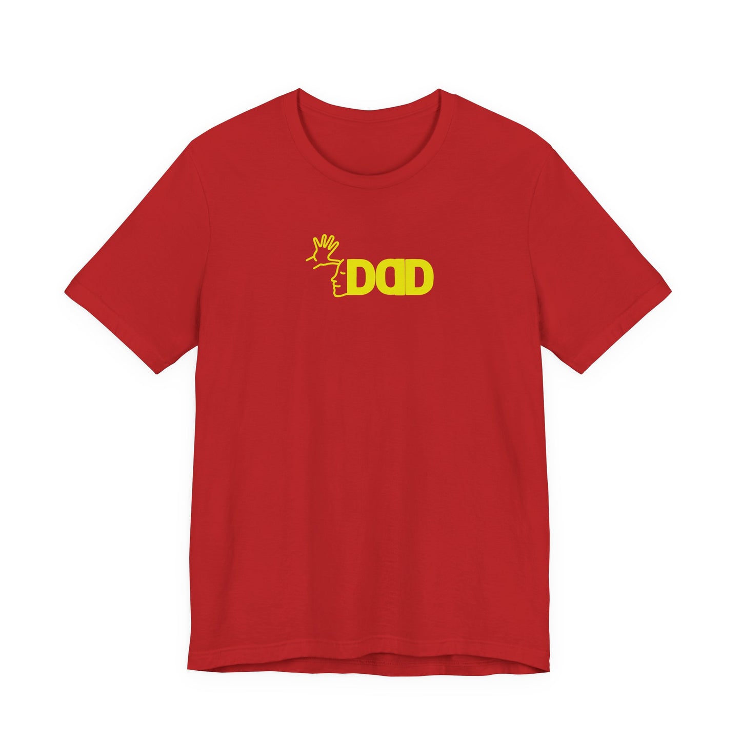 DAD American Sign Language (ASL) Unisex Jersey Short Sleeve Tee