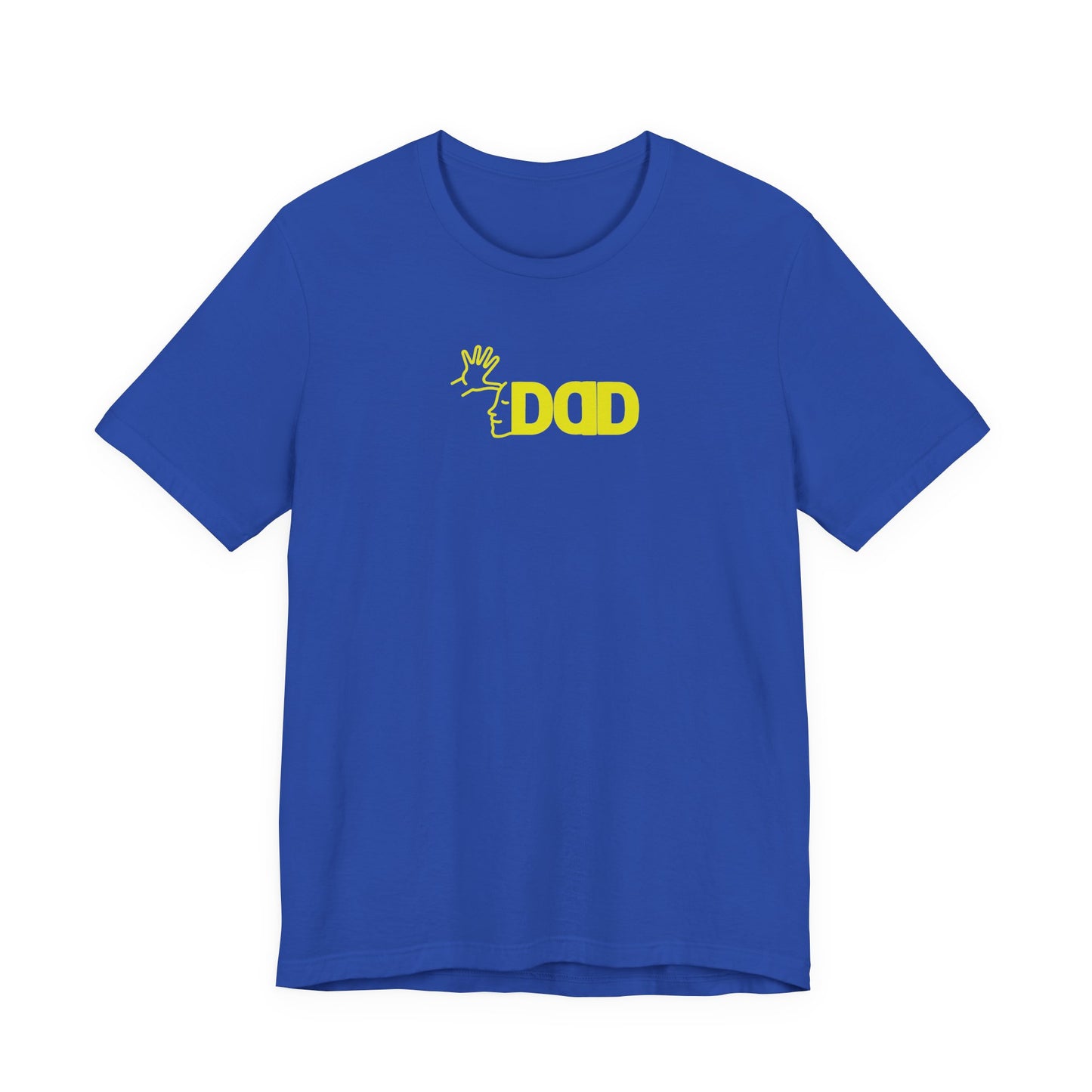 DAD American Sign Language (ASL) Unisex Jersey Short Sleeve Tee