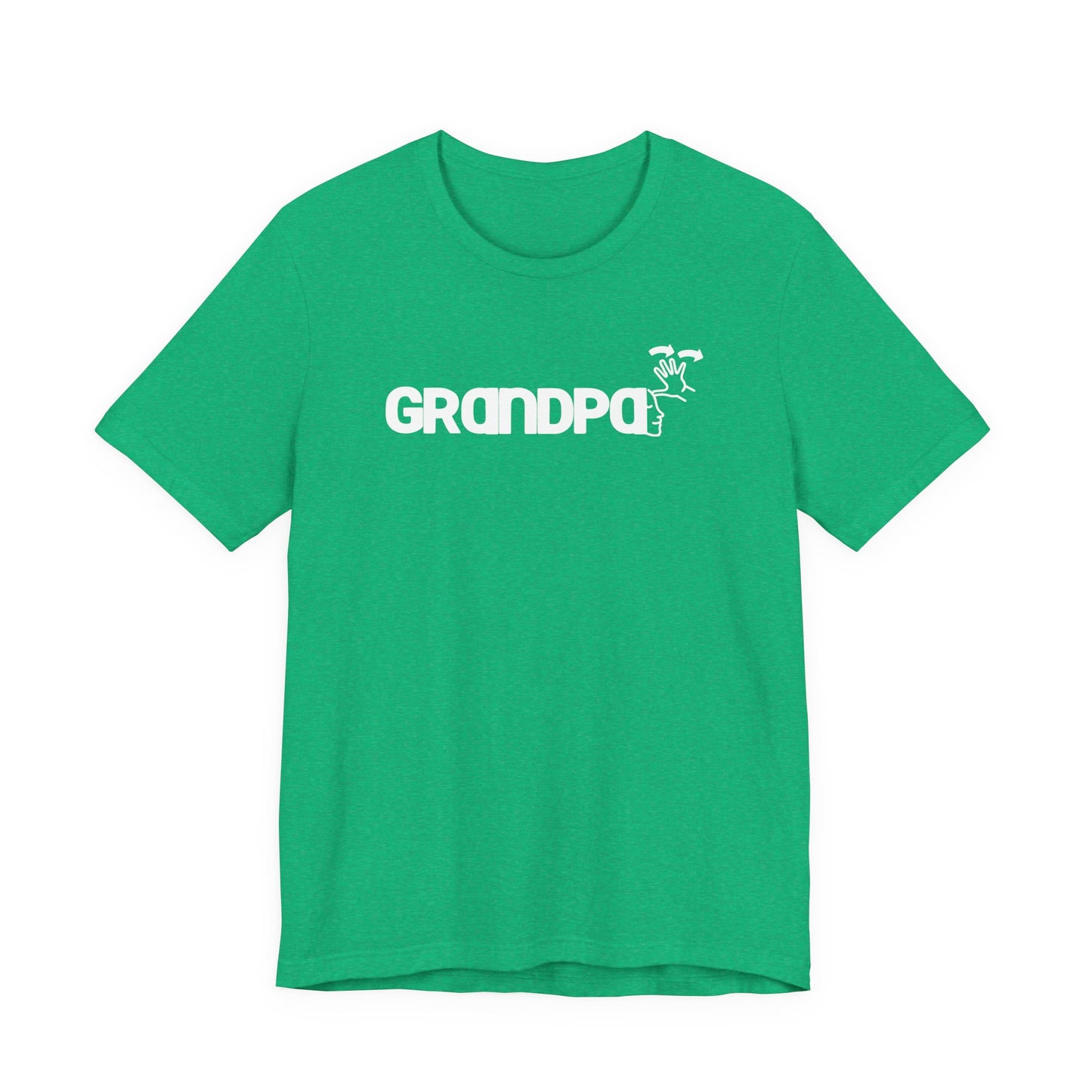 GRANDPA American Sign Language (ASL)  Unisex Jersey Short Sleeve Tee