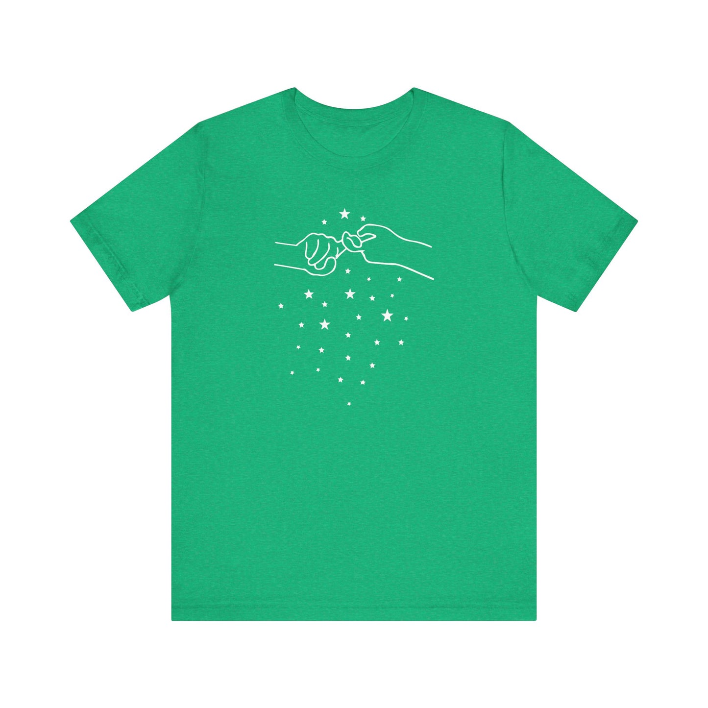 ADULT ASL "FRIEND" / World Languages on back Unisex Jersey Short Sleeve Tee