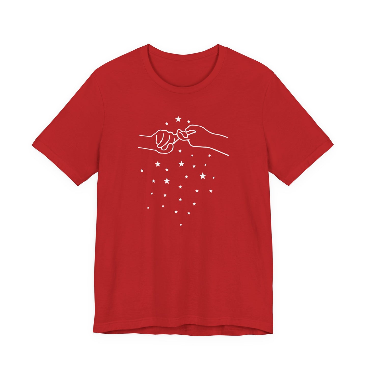 ADULT ASL "FRIEND" / World Languages on back Unisex Jersey Short Sleeve Tee