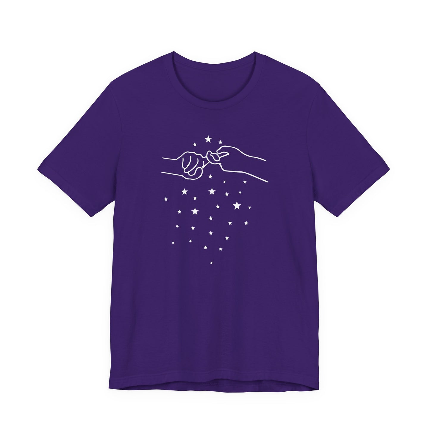 ADULT ASL "FRIEND" / World Languages on back Unisex Jersey Short Sleeve Tee