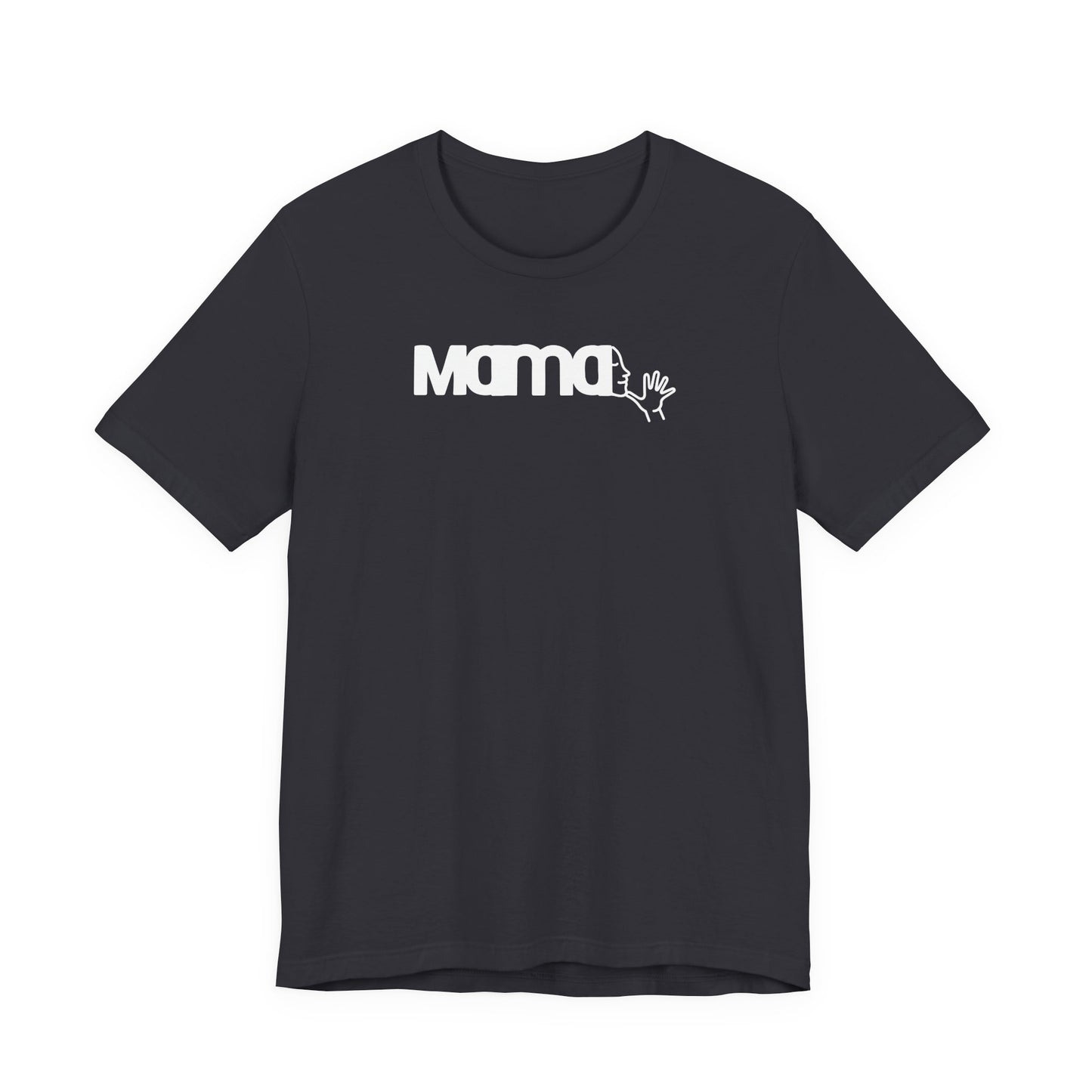 MAMA in American Sign Language Unisex Jersey Short Sleeve Tee