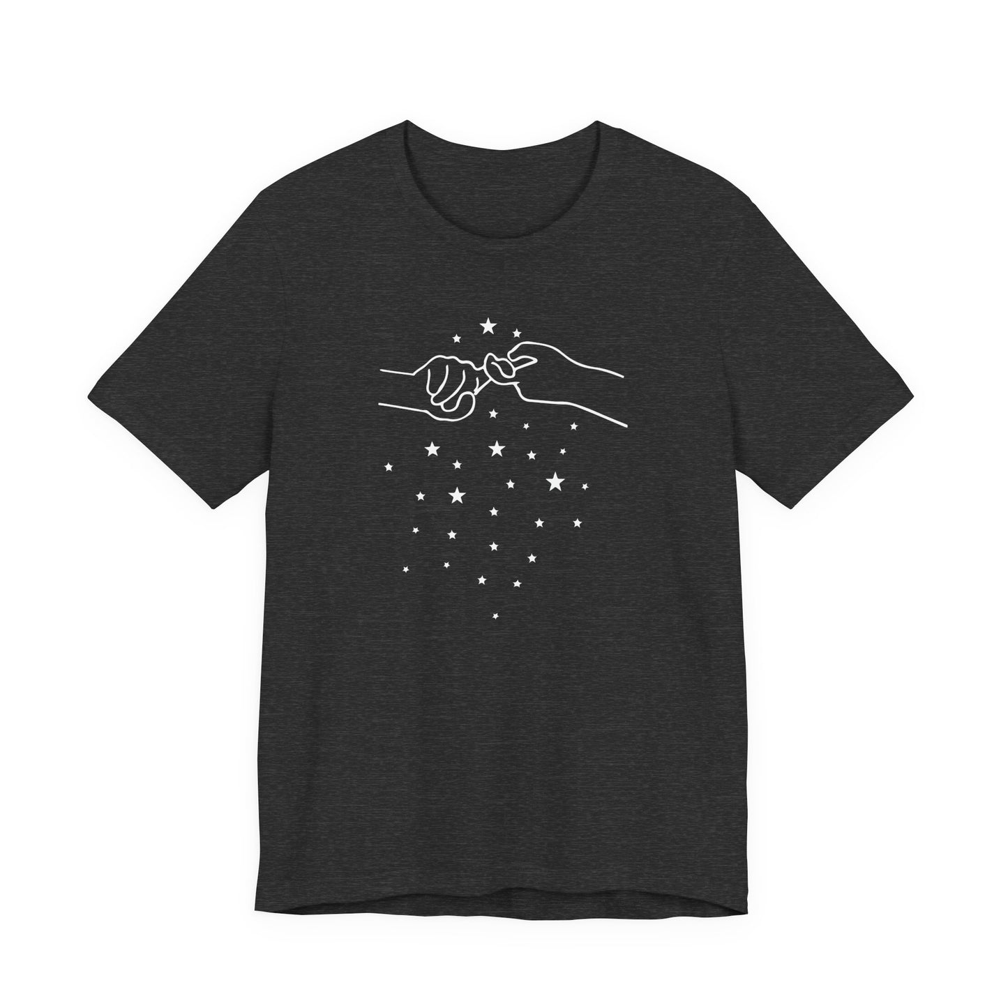 ADULT ASL "FRIEND" / World Languages on back Unisex Jersey Short Sleeve Tee