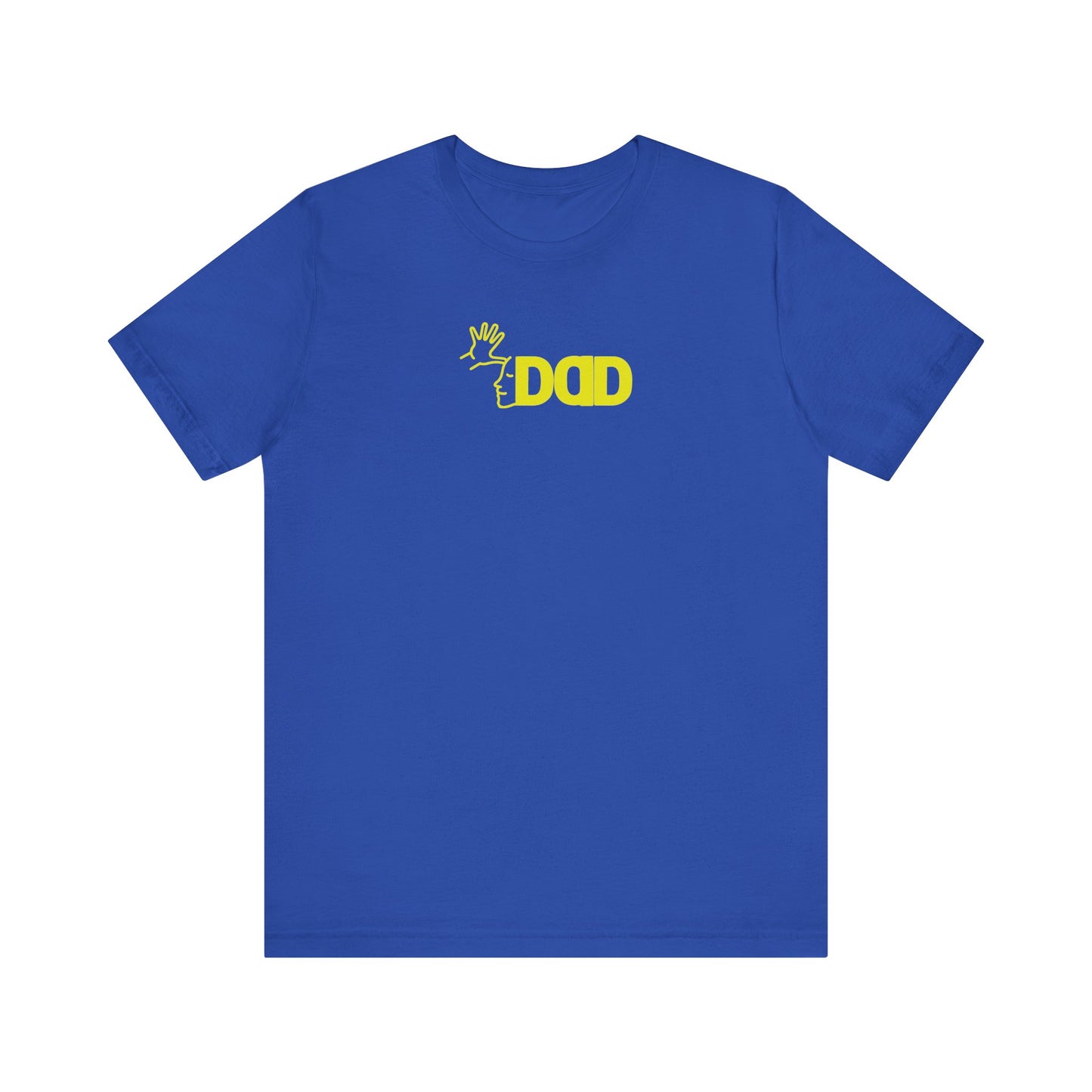 DAD American Sign Language (ASL) Unisex Jersey Short Sleeve Tee