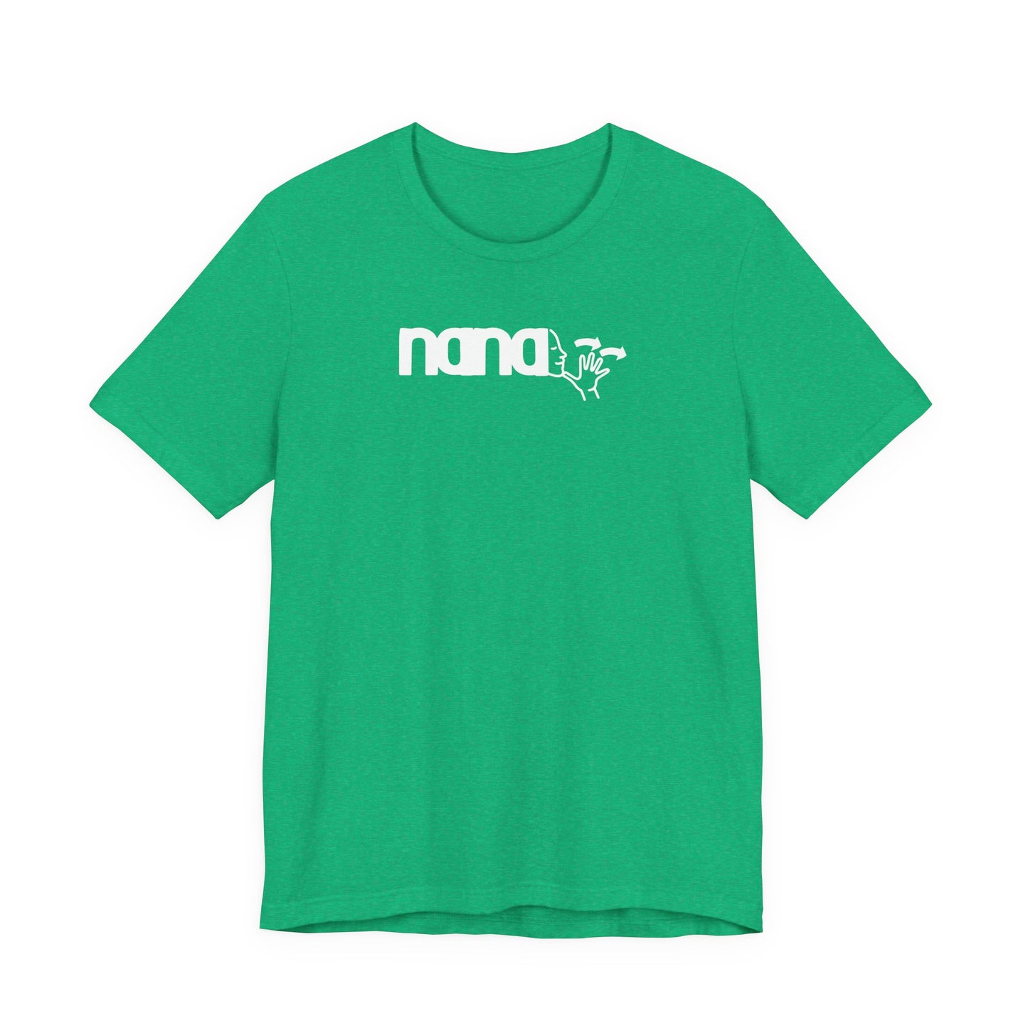 NANA American Sign Language Unisex Jersey Short Sleeve Tee