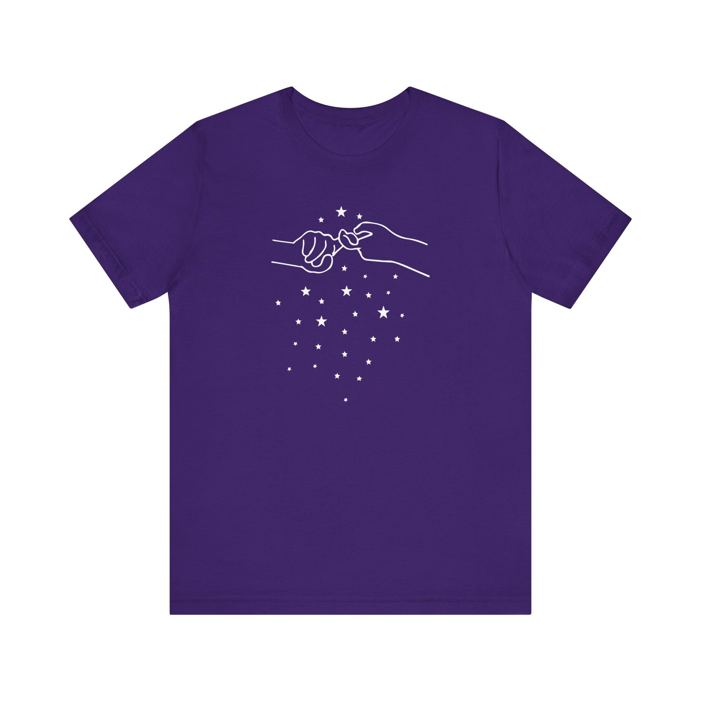 ADULT ASL "FRIEND" / World Languages on back Unisex Jersey Short Sleeve Tee