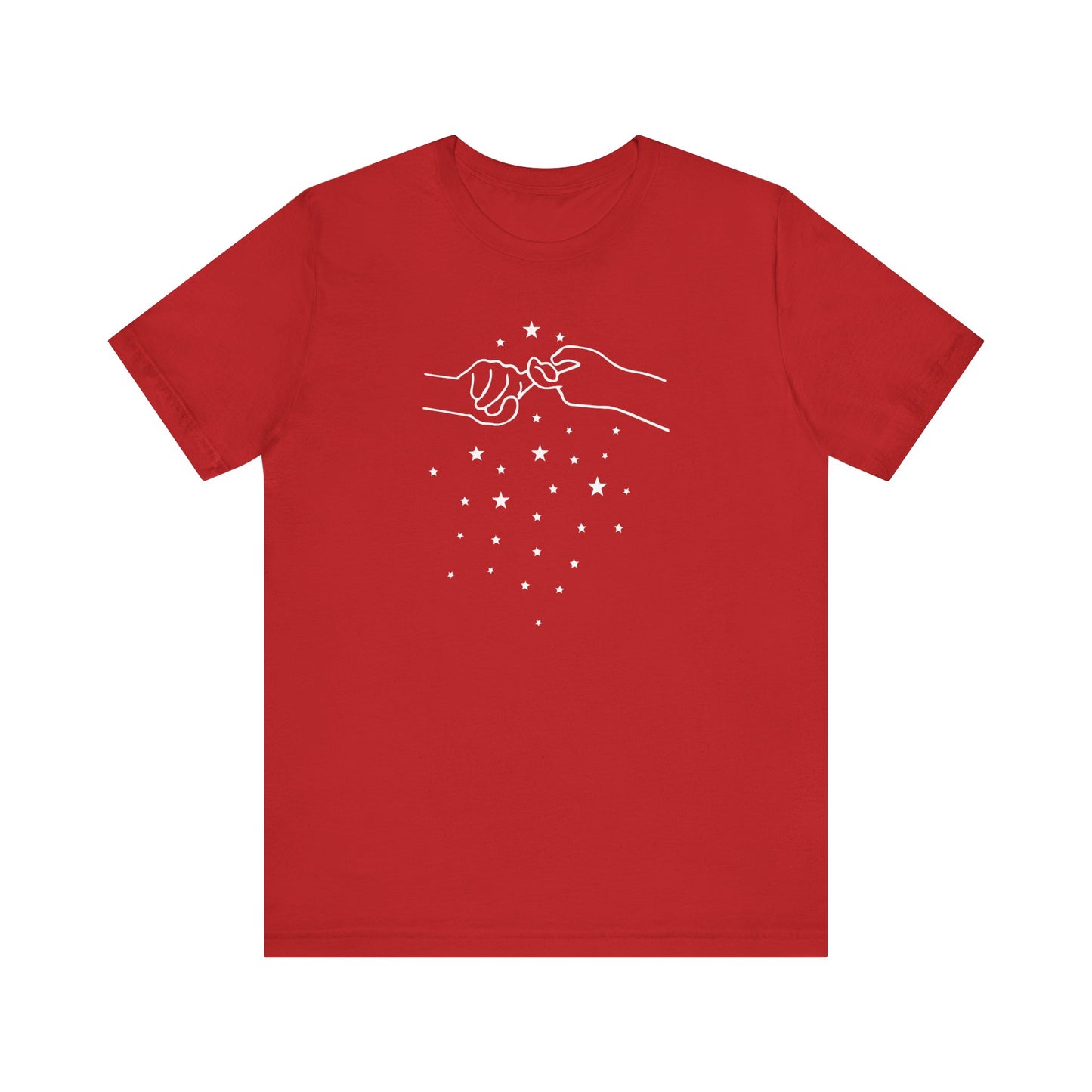 ADULT ASL "FRIEND" / World Languages on back Unisex Jersey Short Sleeve Tee