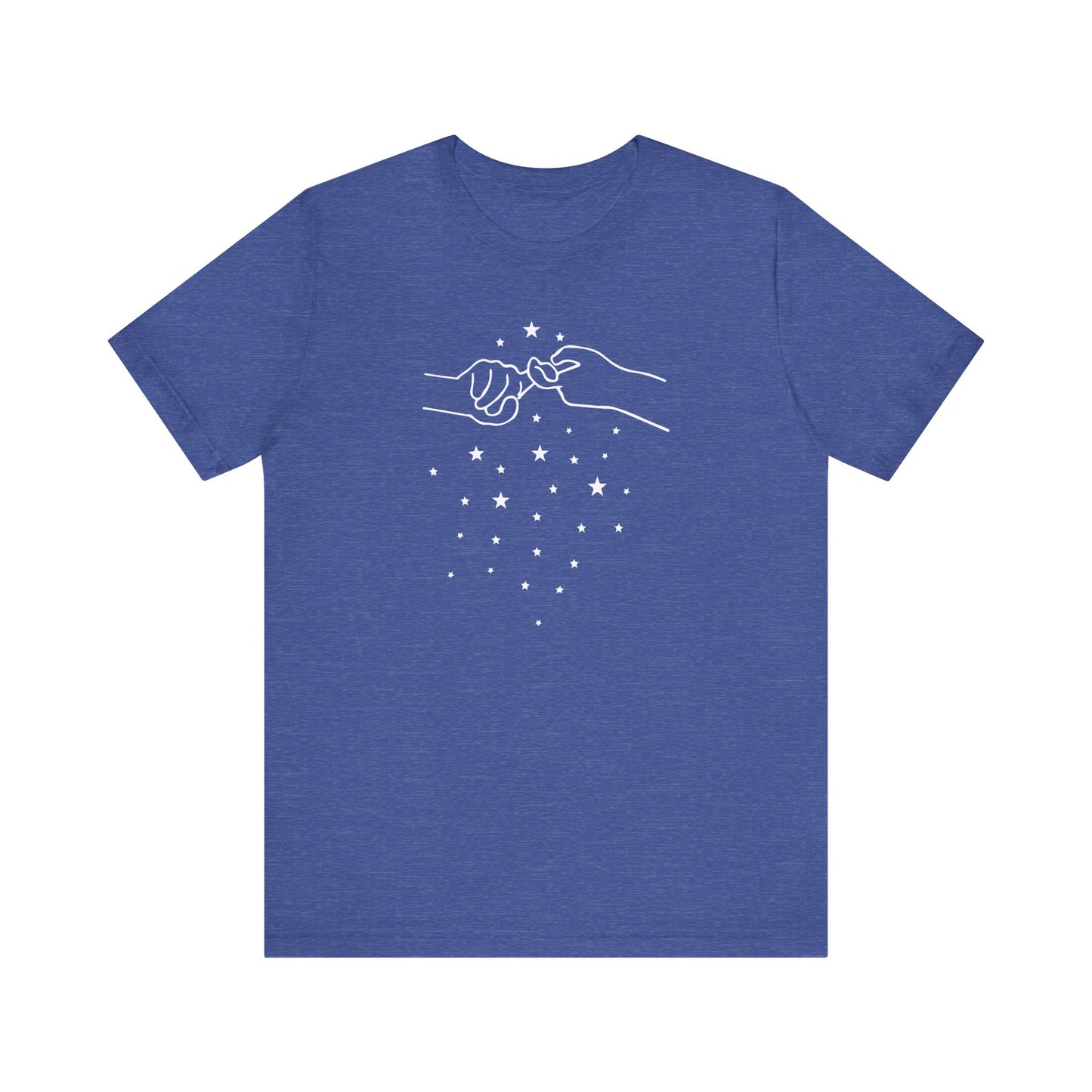 ADULT ASL "FRIEND" / World Languages on back Unisex Jersey Short Sleeve Tee