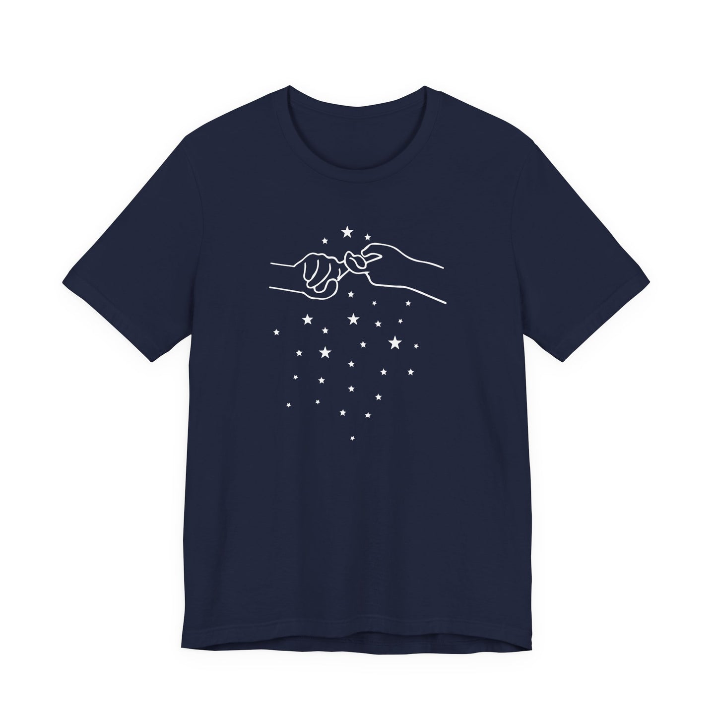 ADULT ASL "FRIEND" / World Languages on back Unisex Jersey Short Sleeve Tee