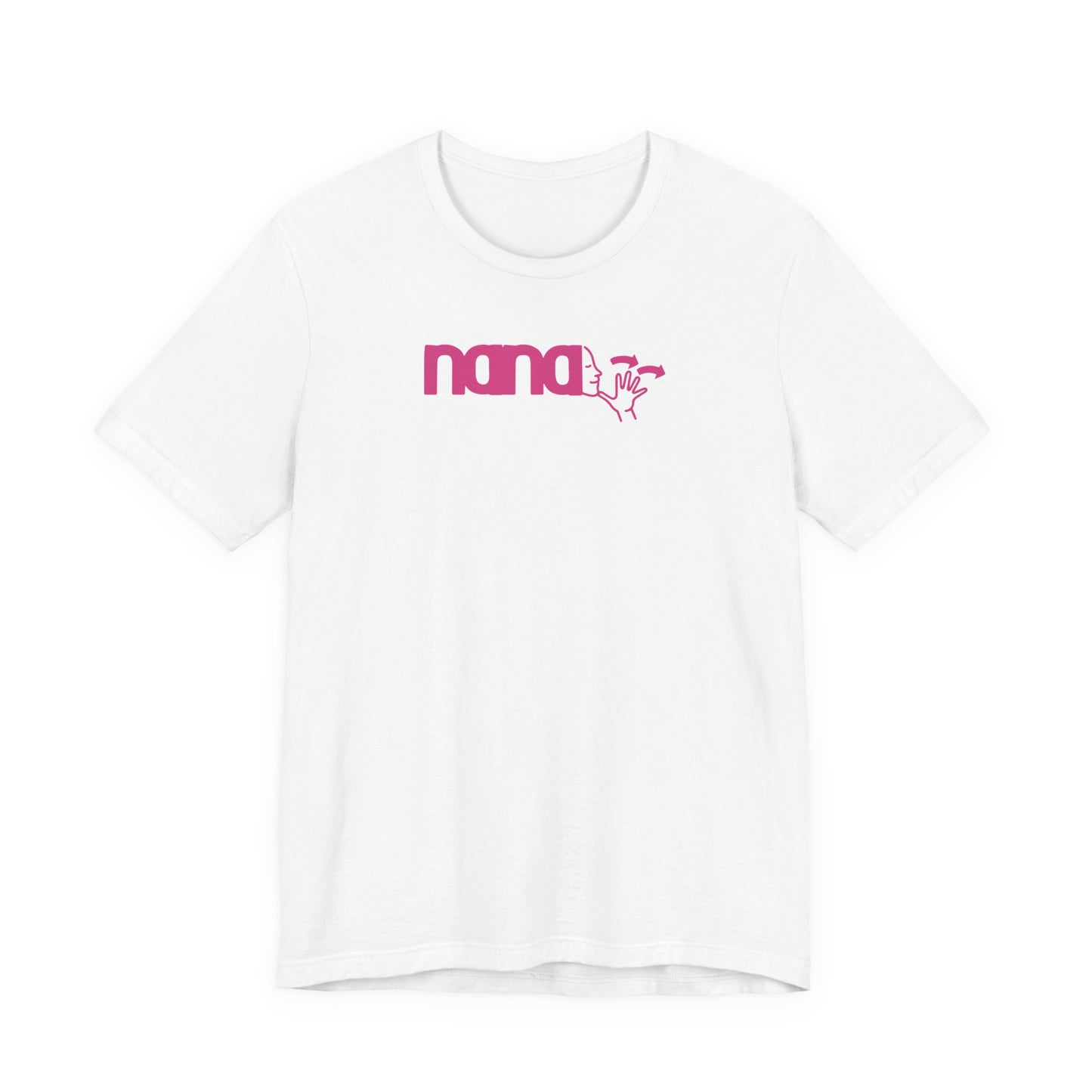 NANA American Sign Language Unisex Jersey Short Sleeve Tee