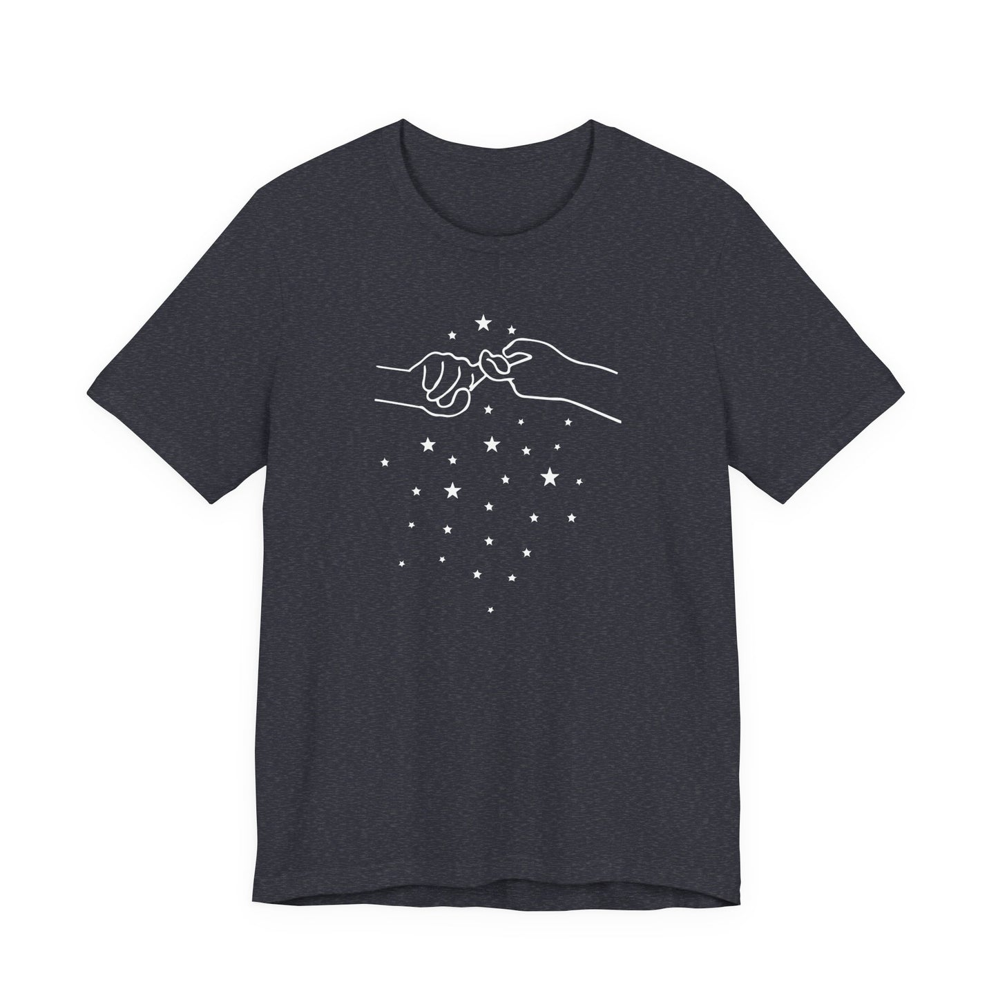 ADULT ASL "FRIEND" / World Languages on back Unisex Jersey Short Sleeve Tee