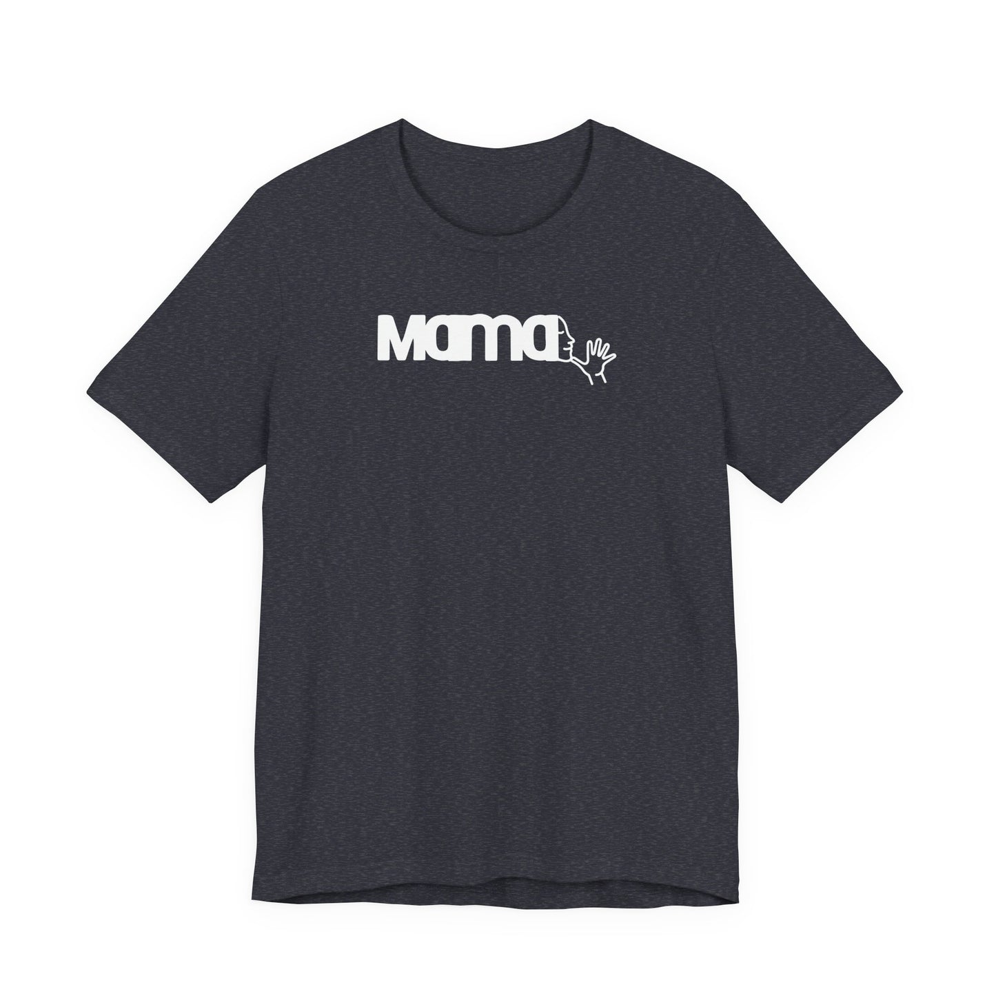 MAMA in American Sign Language Unisex Jersey Short Sleeve Tee