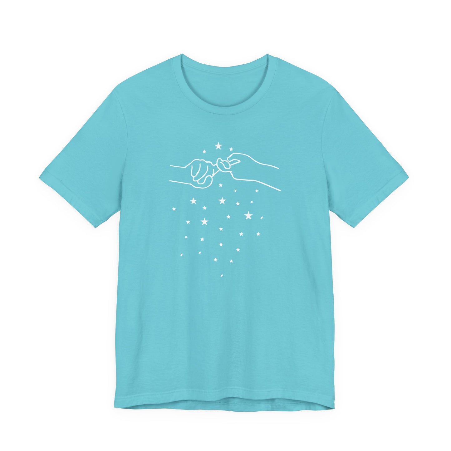 ADULT ASL "FRIEND" / World Languages on back Unisex Jersey Short Sleeve Tee