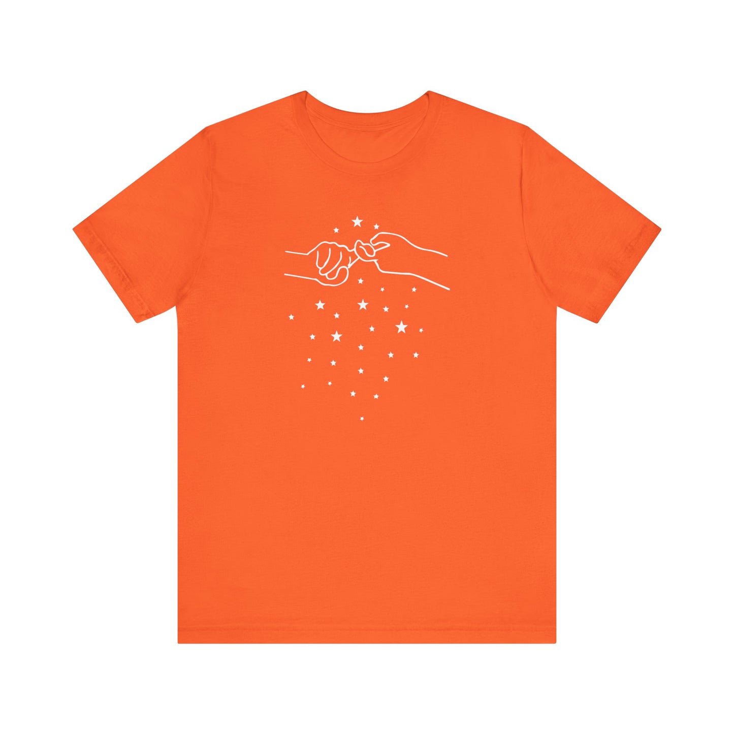 ADULT ASL "FRIEND" / World Languages on back Unisex Jersey Short Sleeve Tee