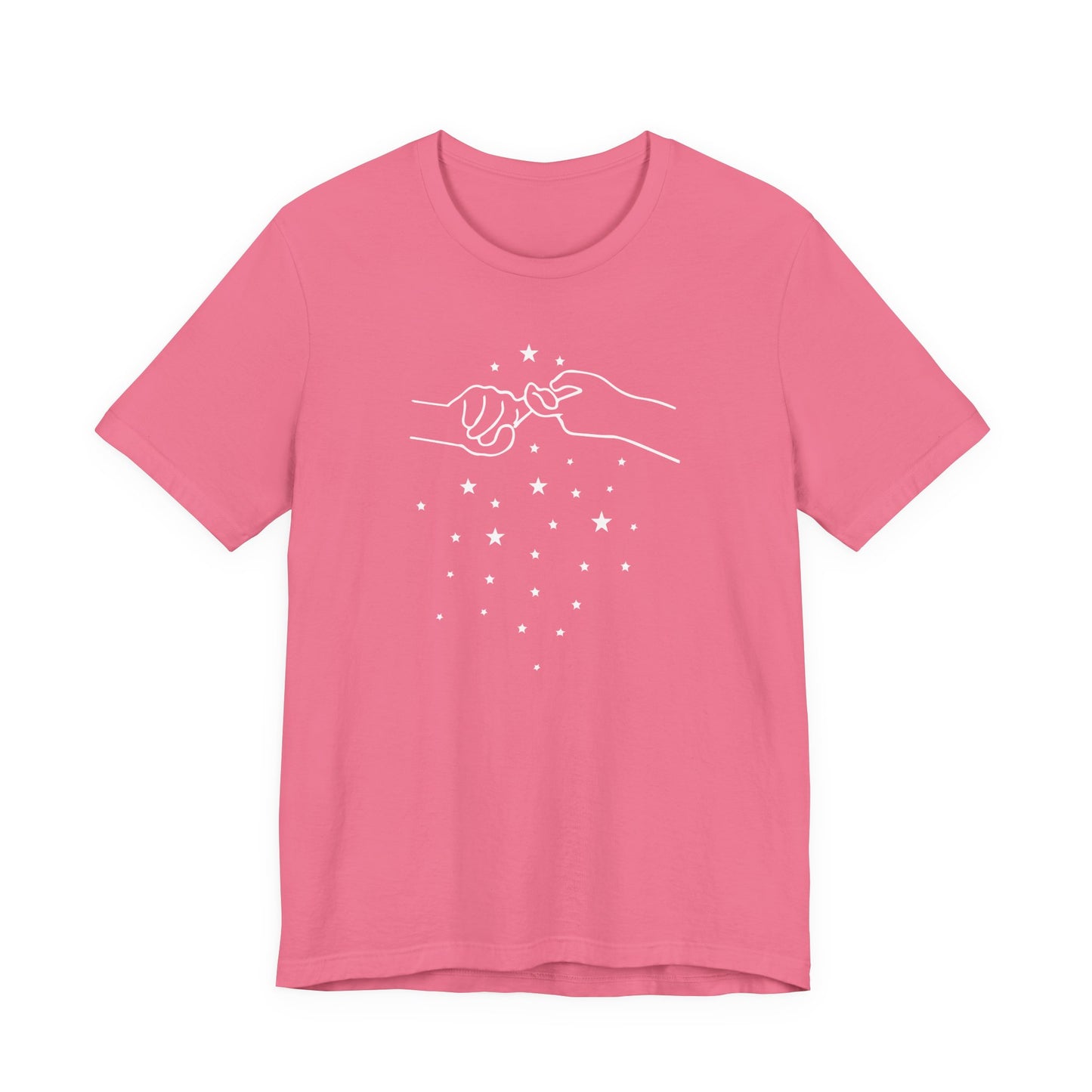 ADULT ASL "FRIEND" / World Languages on back Unisex Jersey Short Sleeve Tee