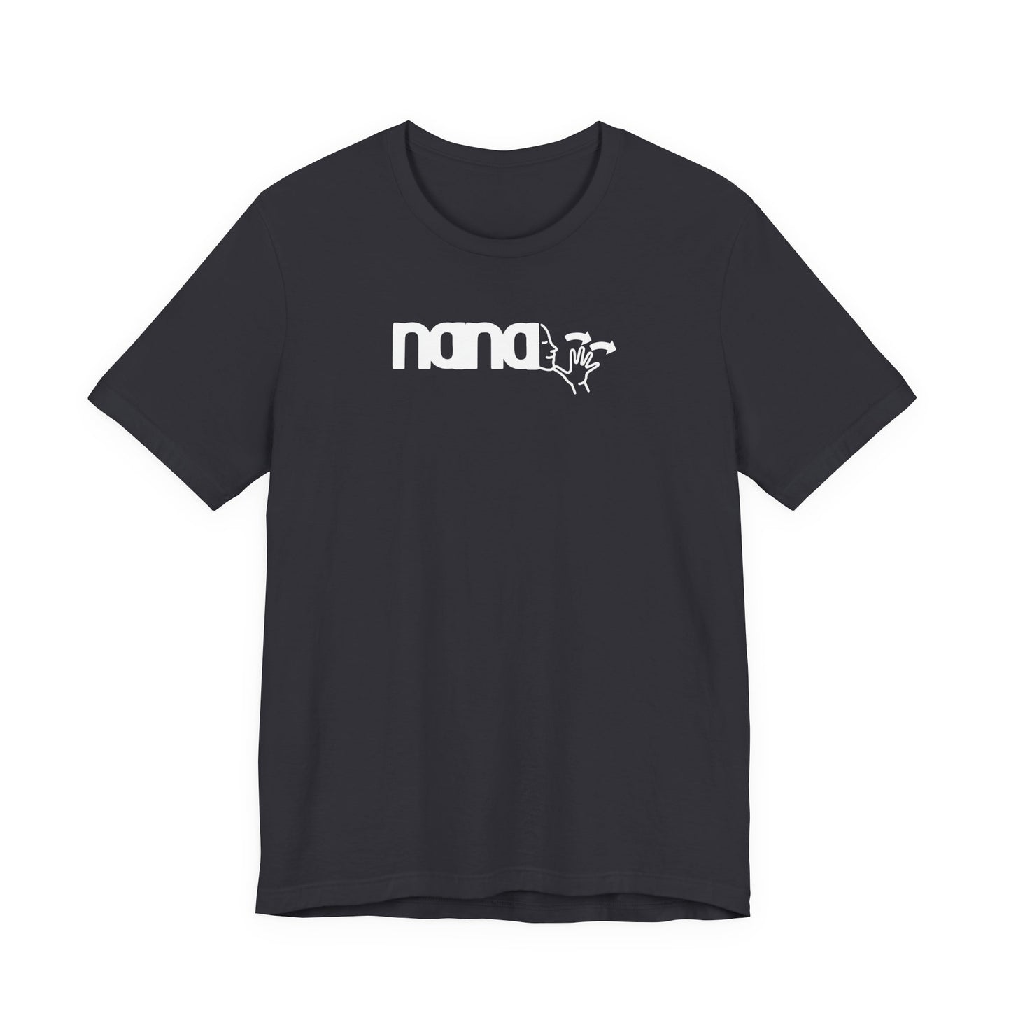 NANA American Sign Language Unisex Jersey Short Sleeve Tee