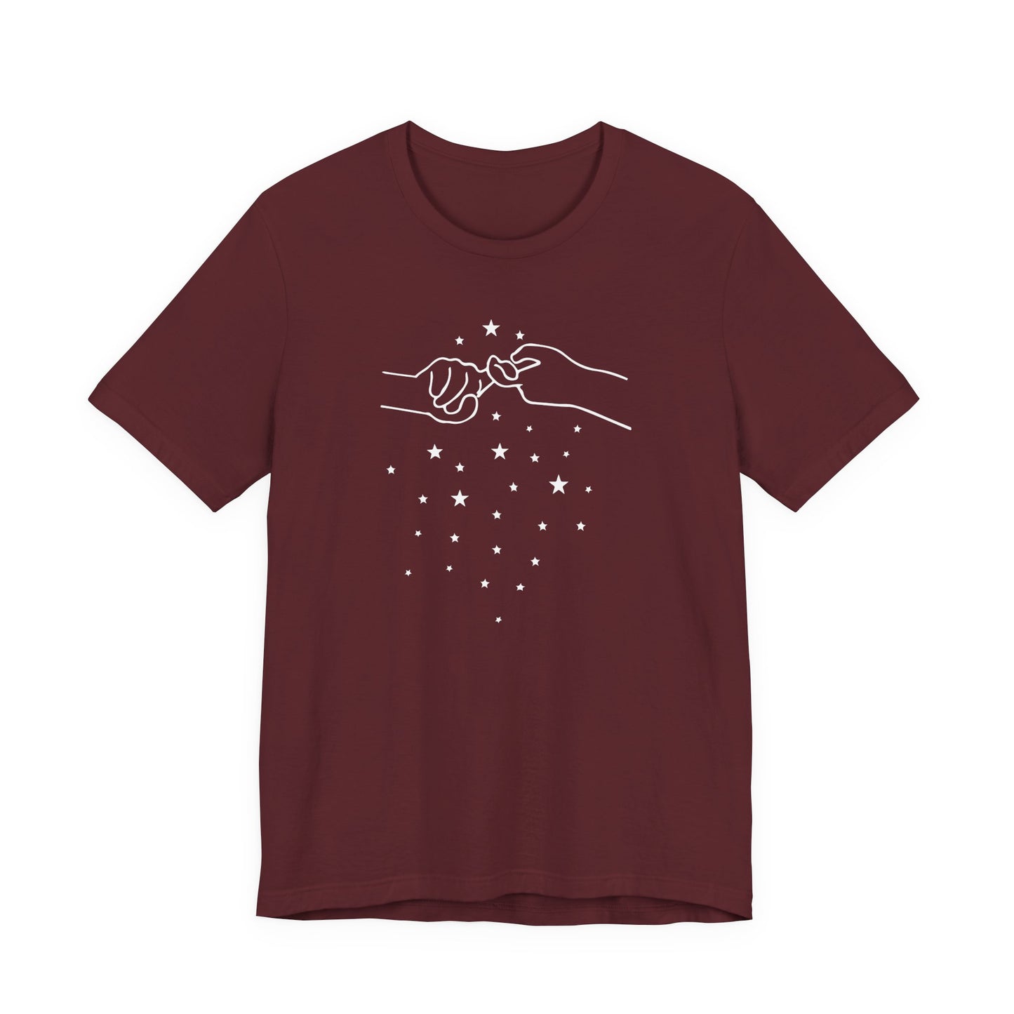 ADULT ASL "FRIEND" / World Languages on back Unisex Jersey Short Sleeve Tee