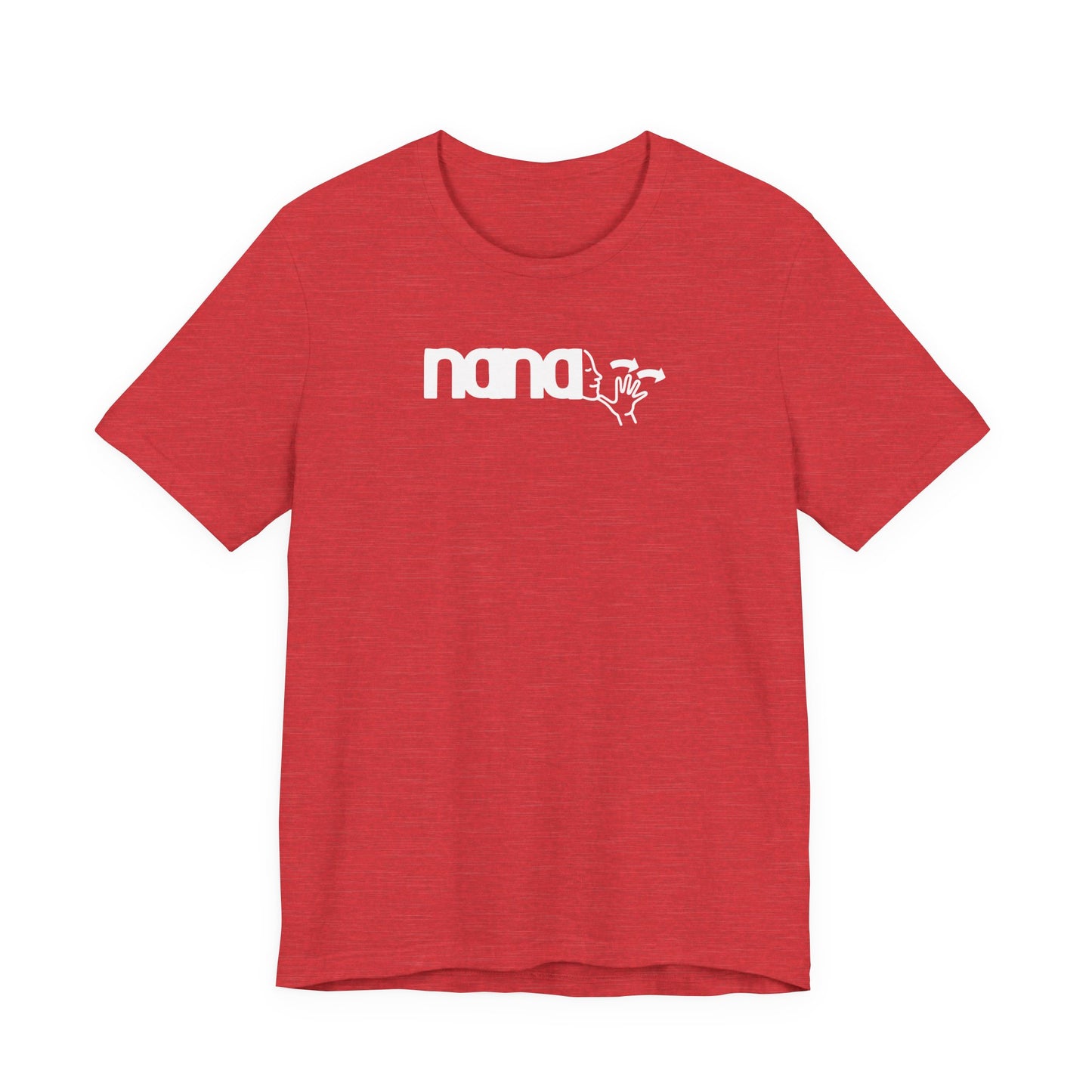 NANA American Sign Language Unisex Jersey Short Sleeve Tee