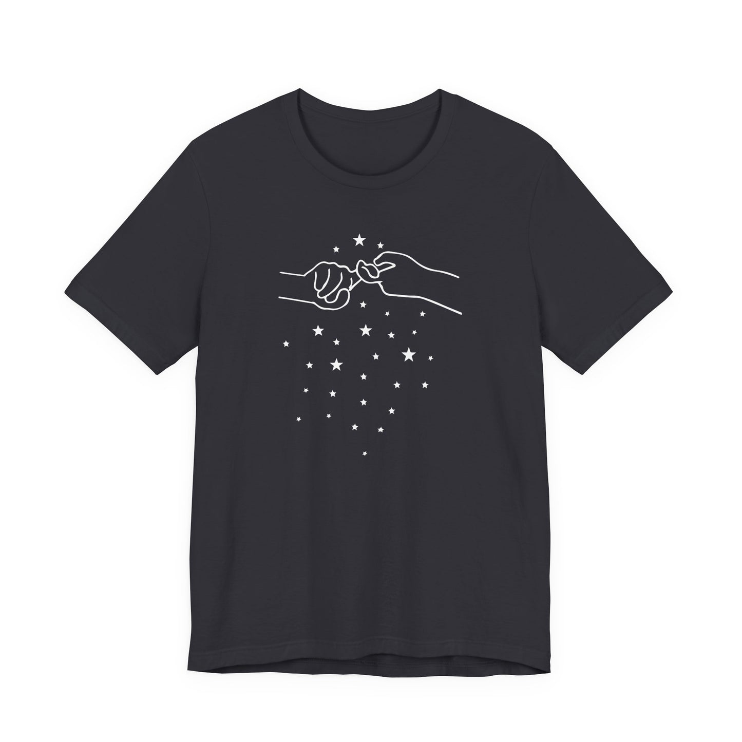 ADULT ASL "FRIEND" / World Languages on back Unisex Jersey Short Sleeve Tee