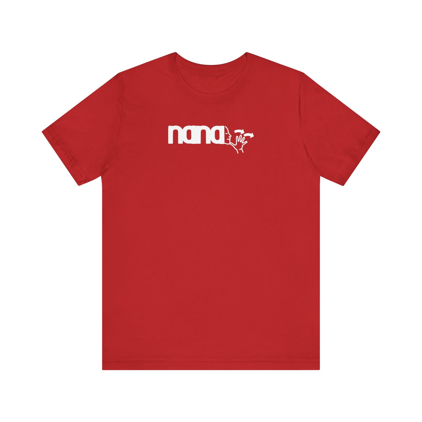 NANA American Sign Language Unisex Jersey Short Sleeve Tee