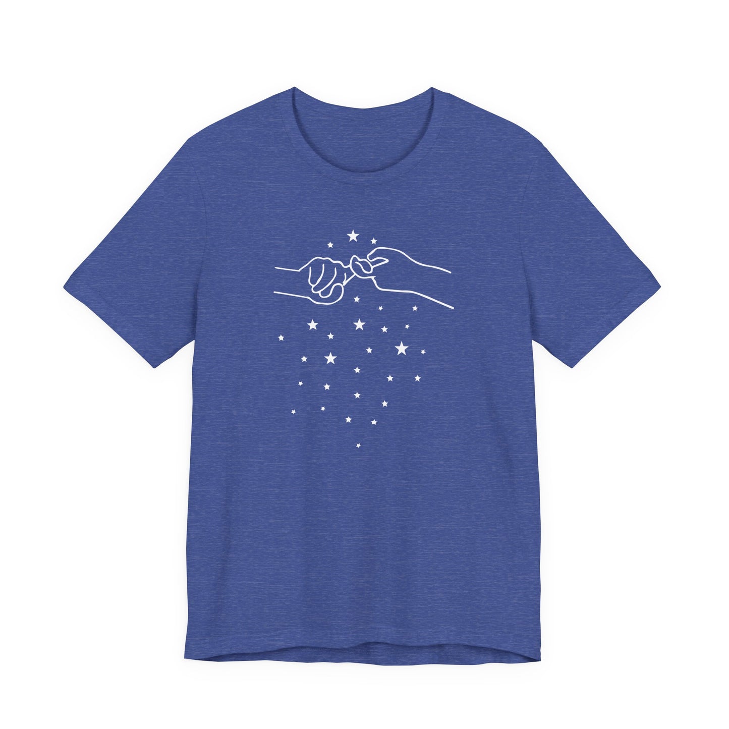 ADULT ASL "FRIEND" / World Languages on back Unisex Jersey Short Sleeve Tee