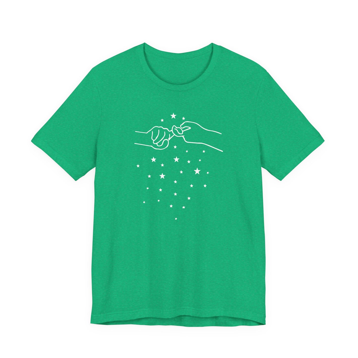 ADULT ASL "FRIEND" / World Languages on back Unisex Jersey Short Sleeve Tee