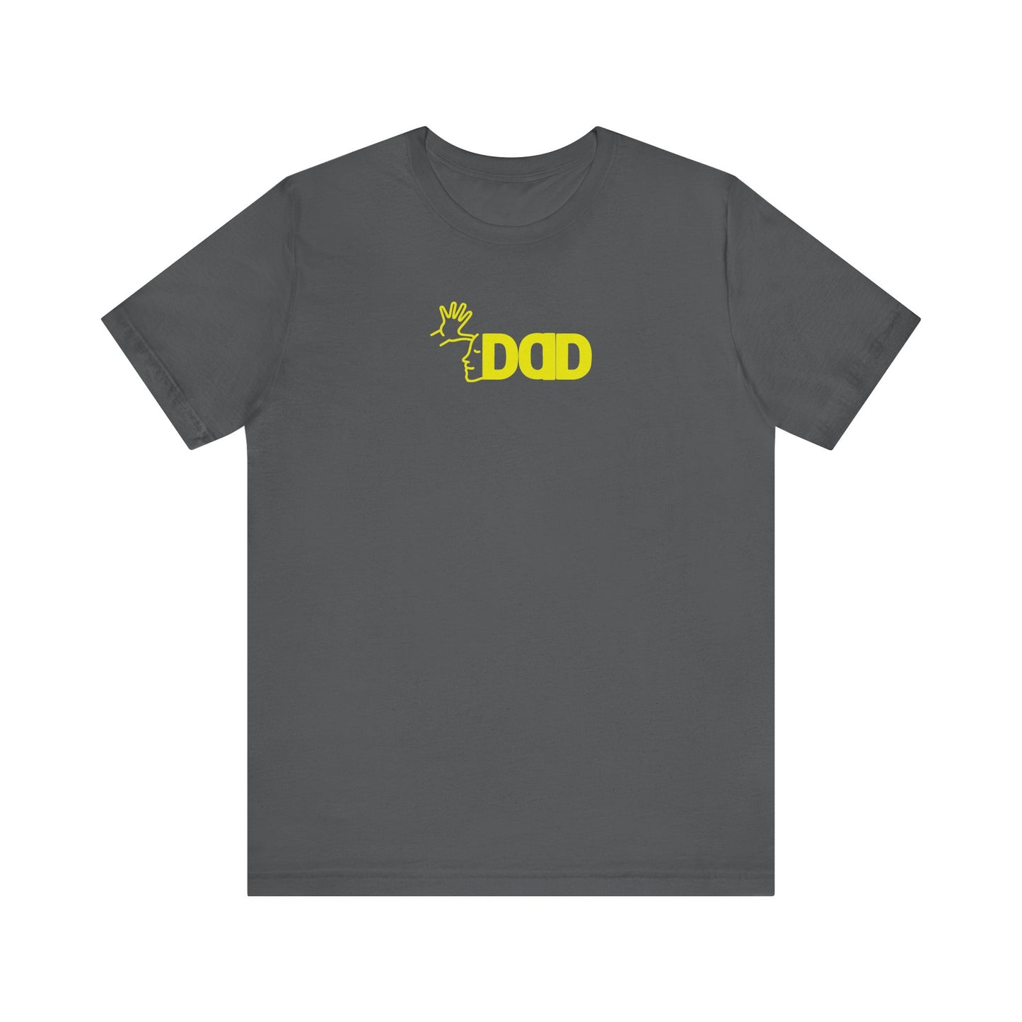 DAD American Sign Language (ASL) Unisex Jersey Short Sleeve Tee
