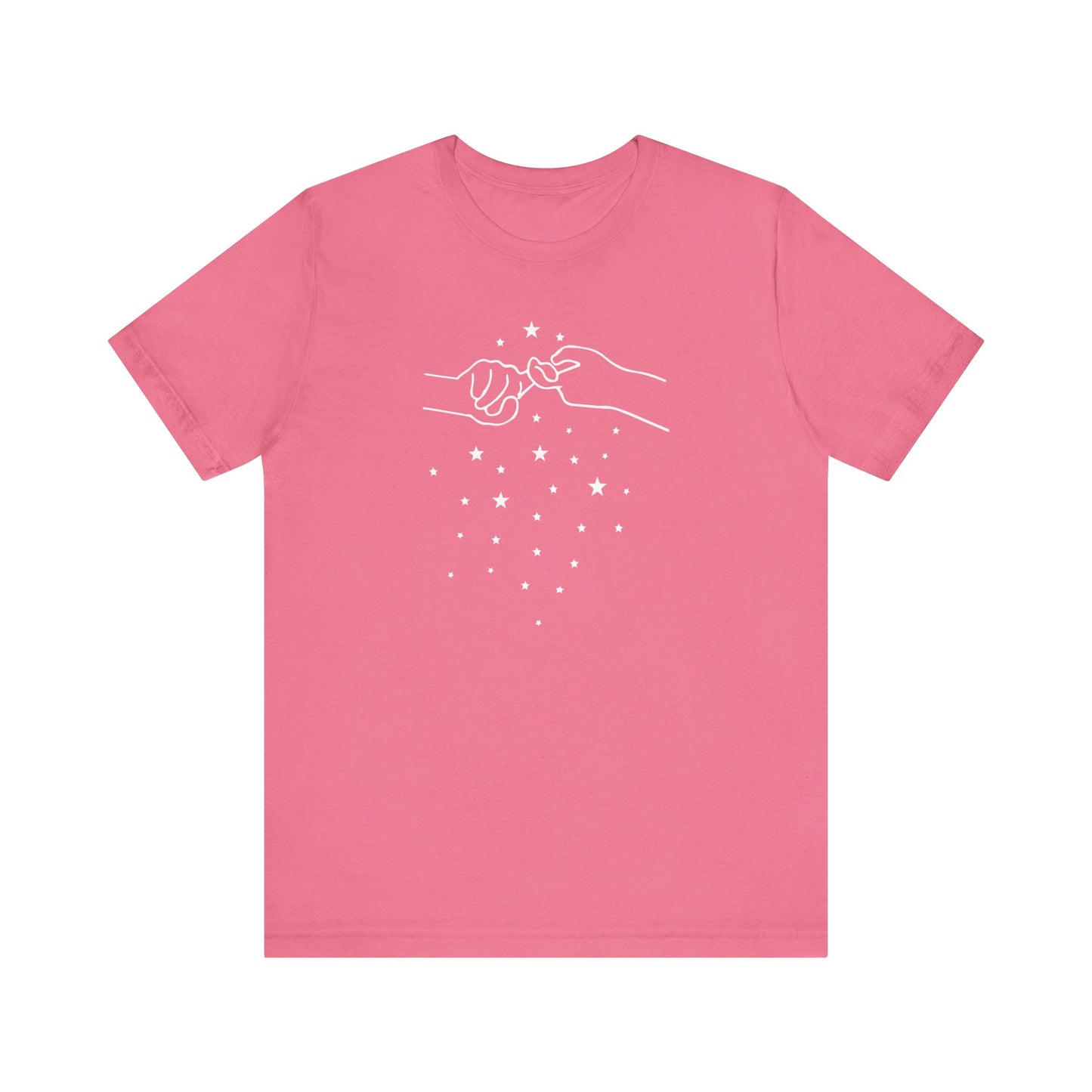 ADULT ASL "FRIEND" / World Languages on back Unisex Jersey Short Sleeve Tee