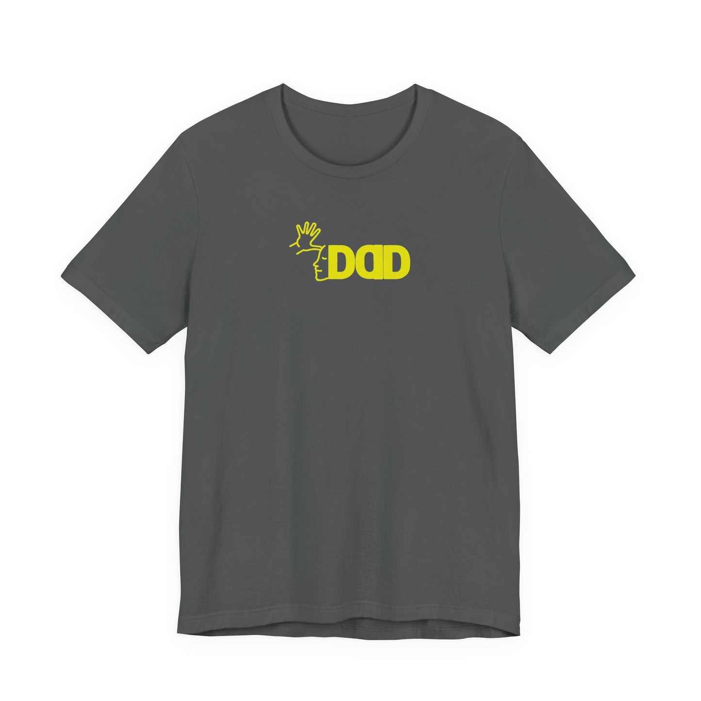 DAD American Sign Language (ASL) Unisex Jersey Short Sleeve Tee