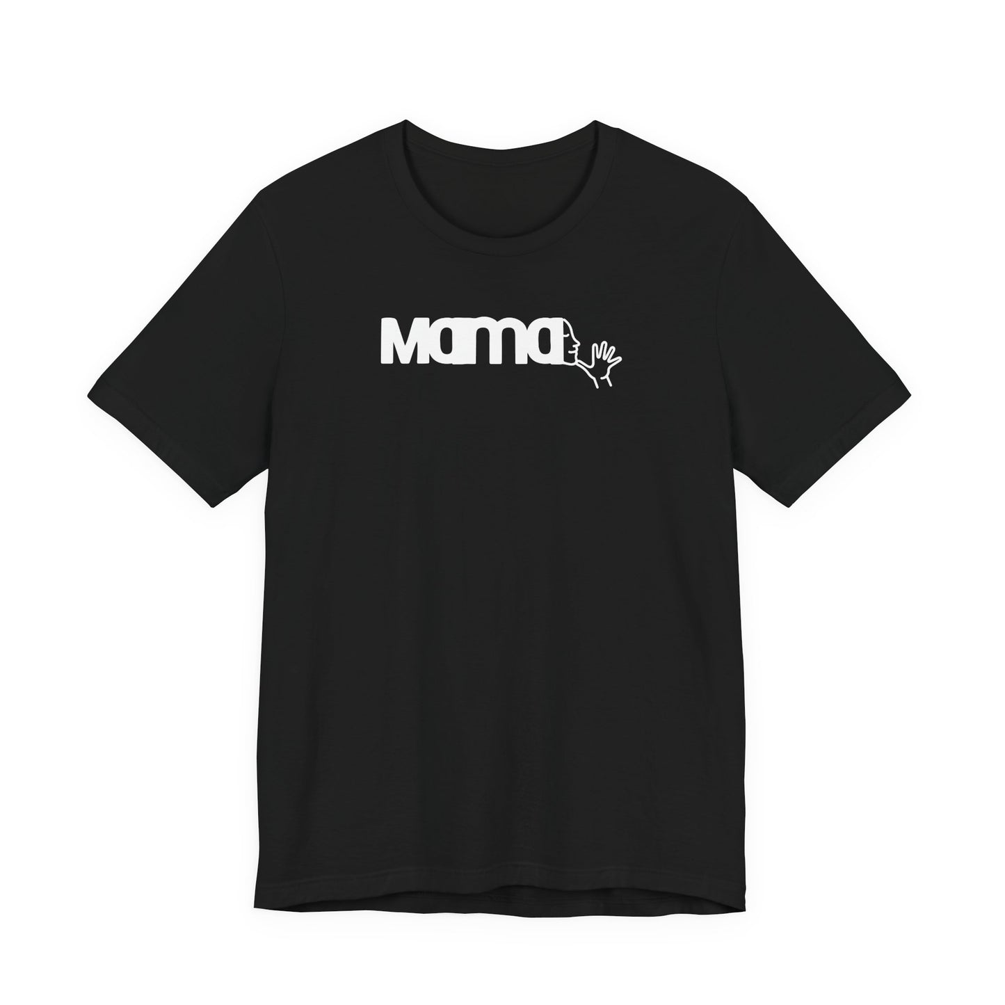 MAMA in American Sign Language Unisex Jersey Short Sleeve Tee