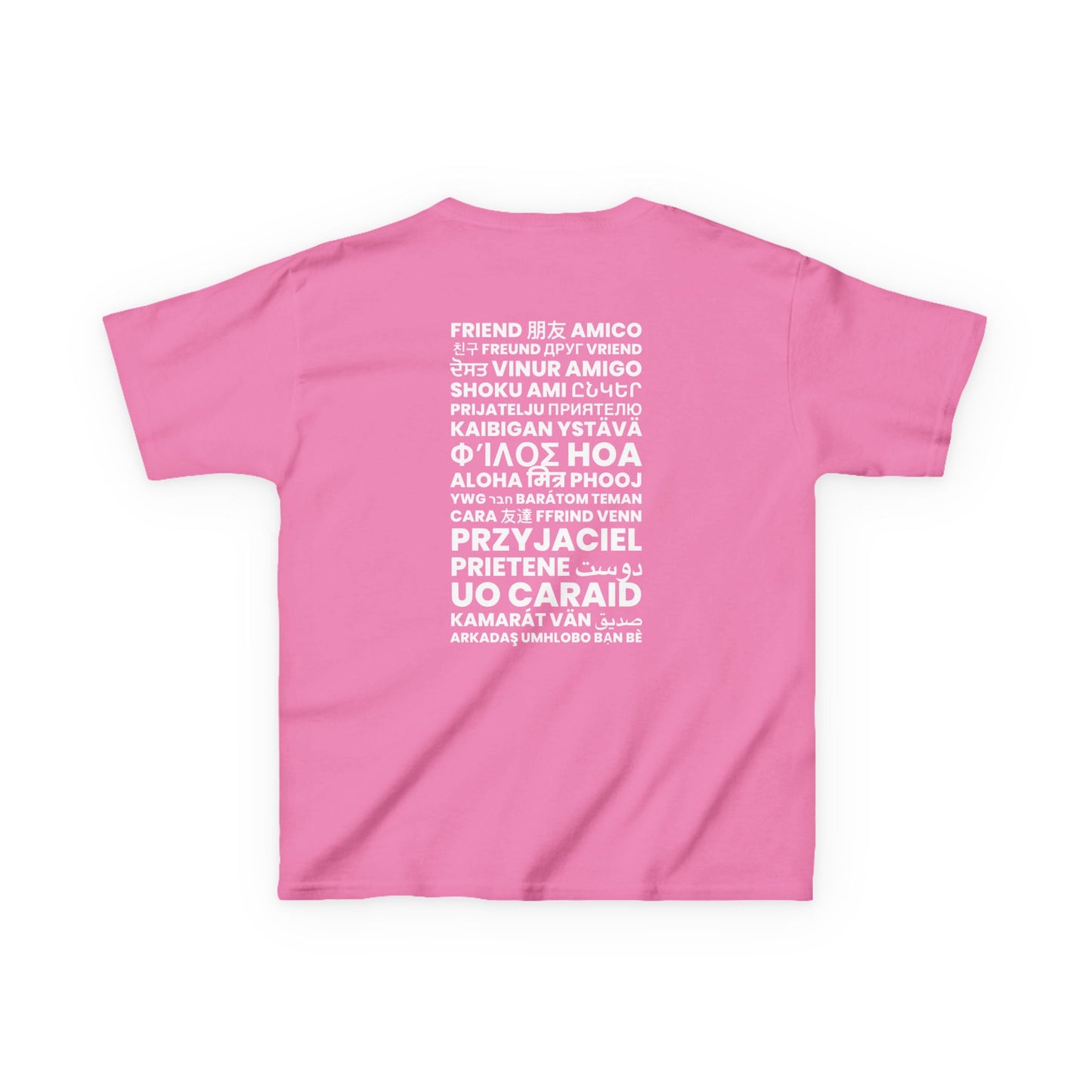 KIDS American Sign Language "FRIEND" / World Languages on the back