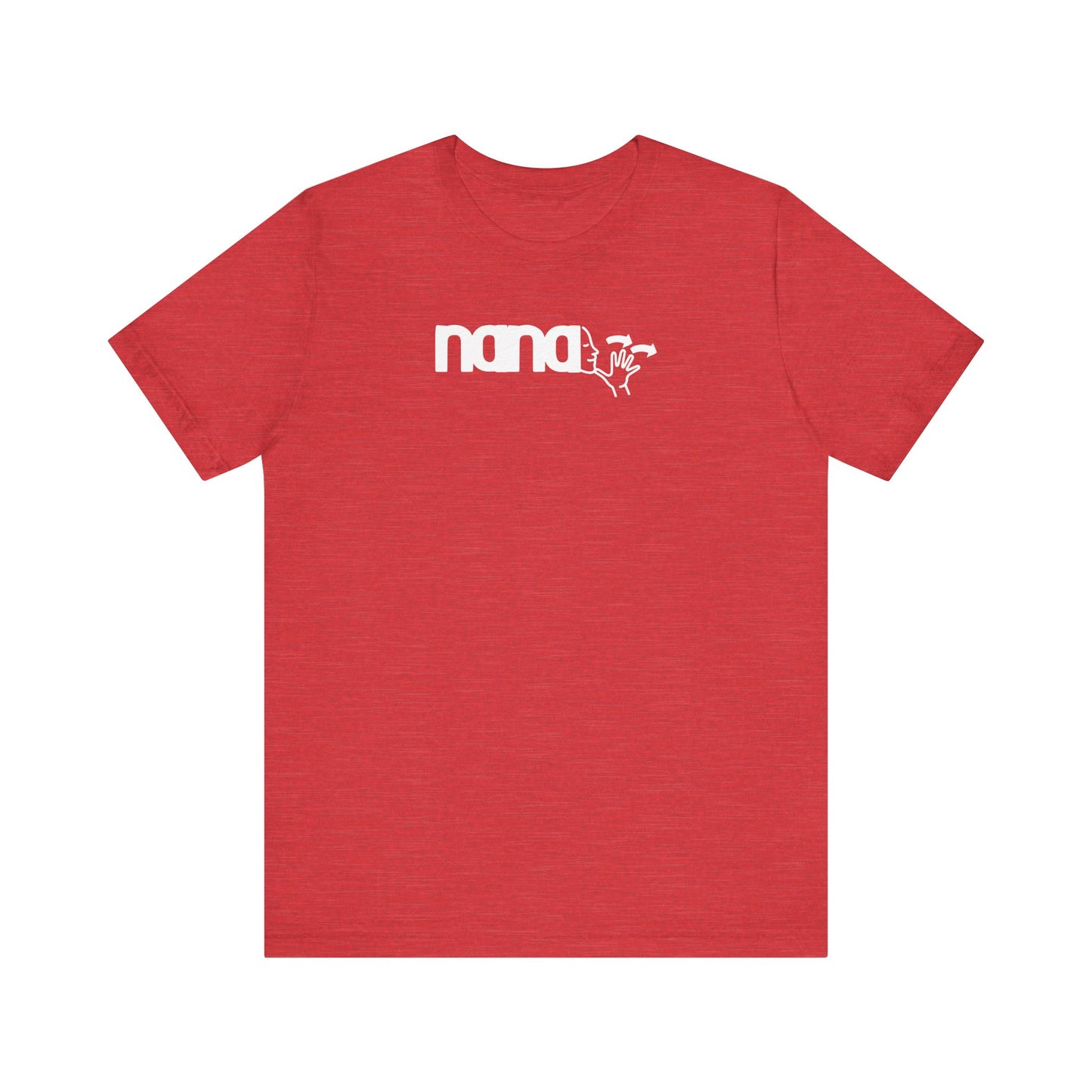 NANA American Sign Language Unisex Jersey Short Sleeve Tee