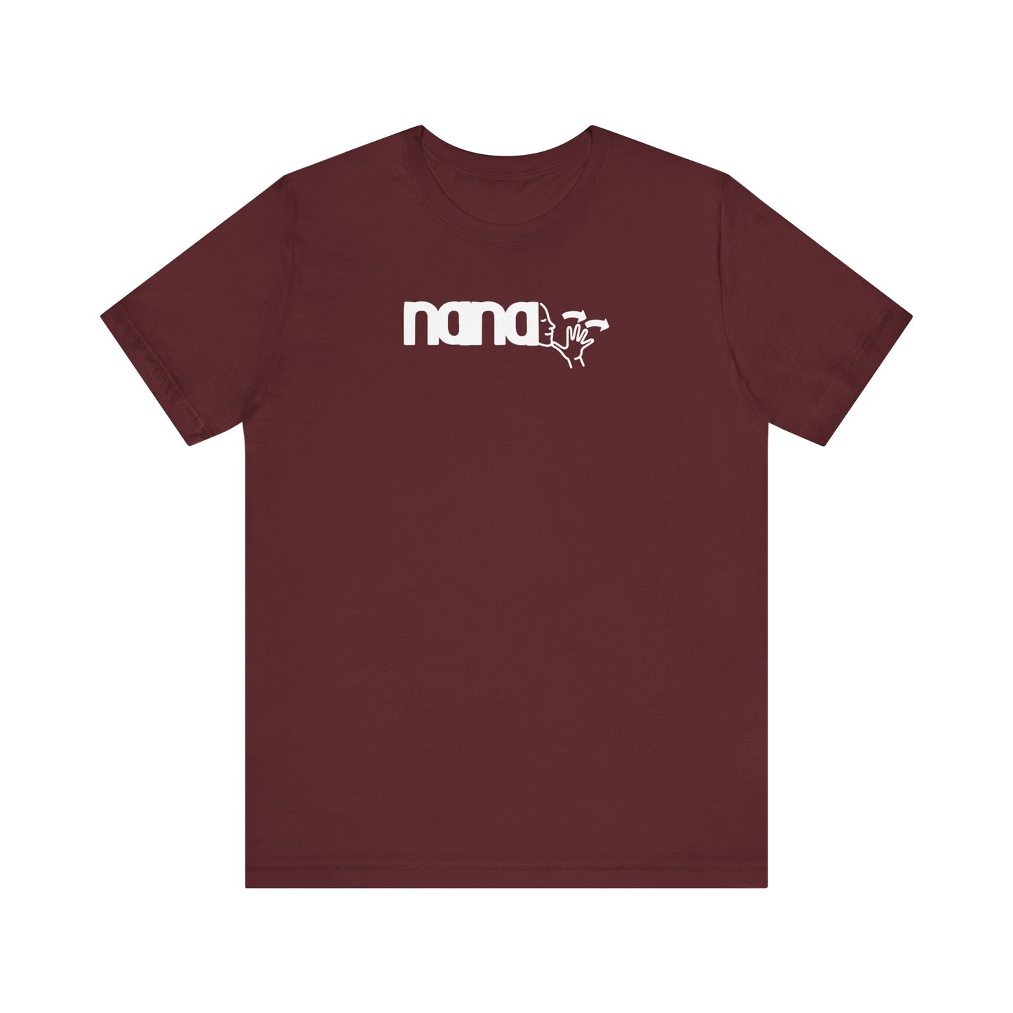 NANA American Sign Language Unisex Jersey Short Sleeve Tee