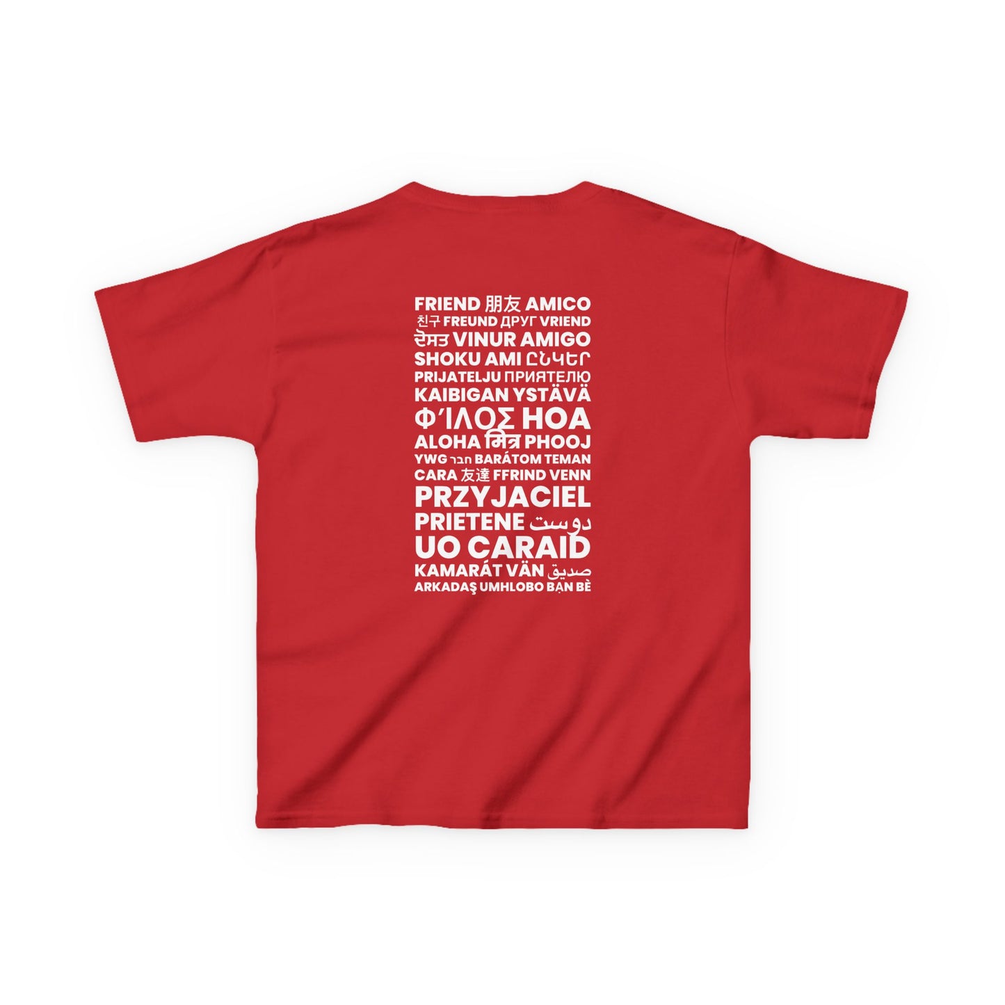 KIDS American Sign Language "FRIEND" / World Languages on the back