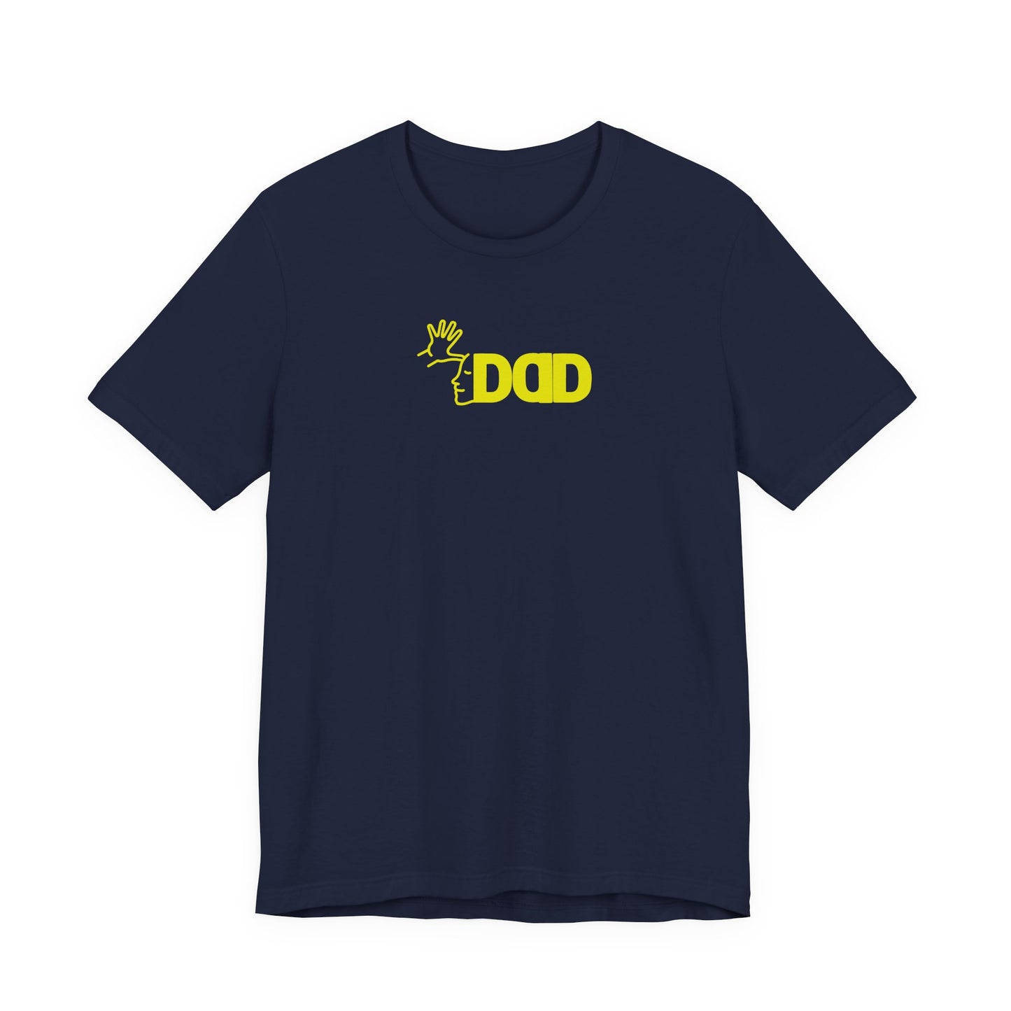 DAD American Sign Language (ASL) Unisex Jersey Short Sleeve Tee