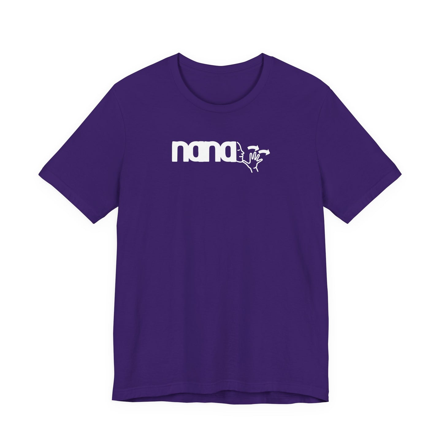 NANA American Sign Language Unisex Jersey Short Sleeve Tee