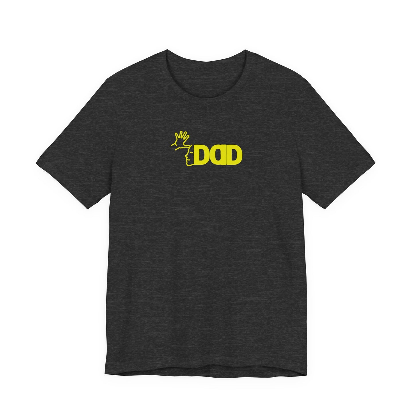 DAD American Sign Language (ASL) Unisex Jersey Short Sleeve Tee