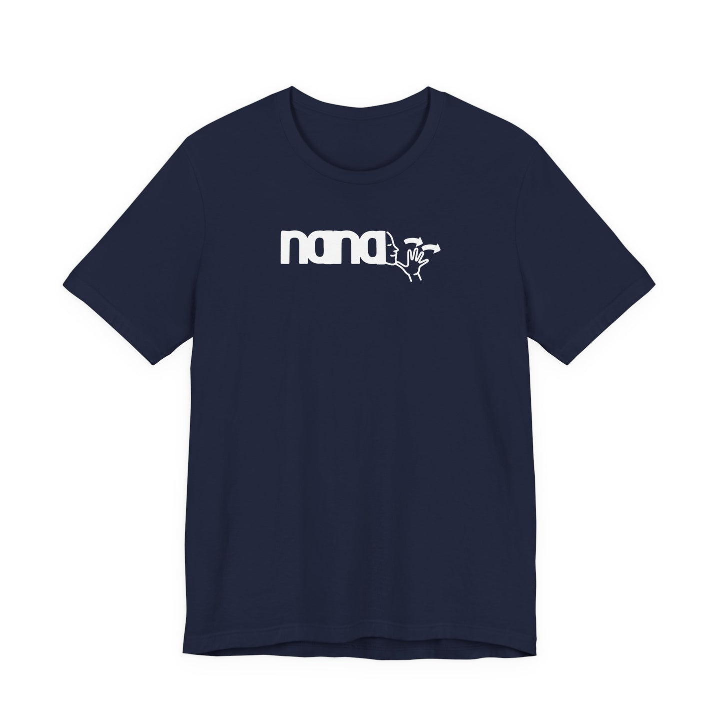 NANA American Sign Language Unisex Jersey Short Sleeve Tee