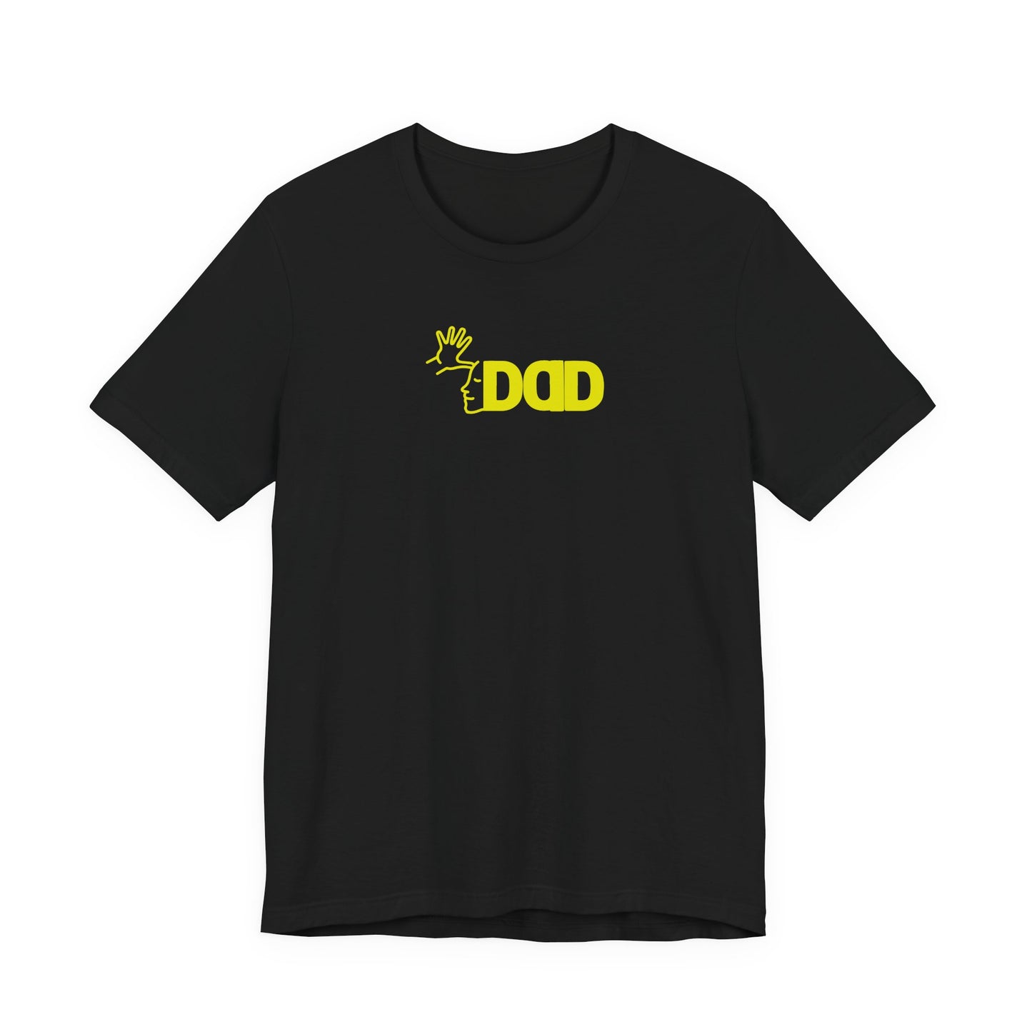 DAD American Sign Language (ASL) Unisex Jersey Short Sleeve Tee