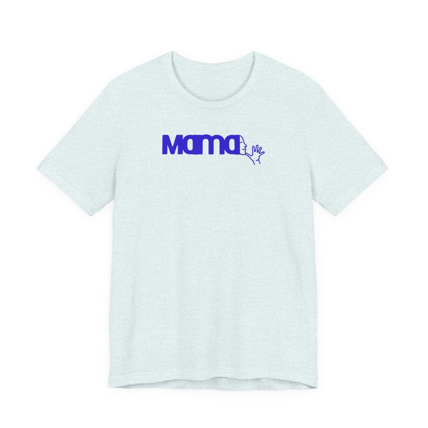 MAMA in American Sign Language Unisex Jersey Short Sleeve Tee